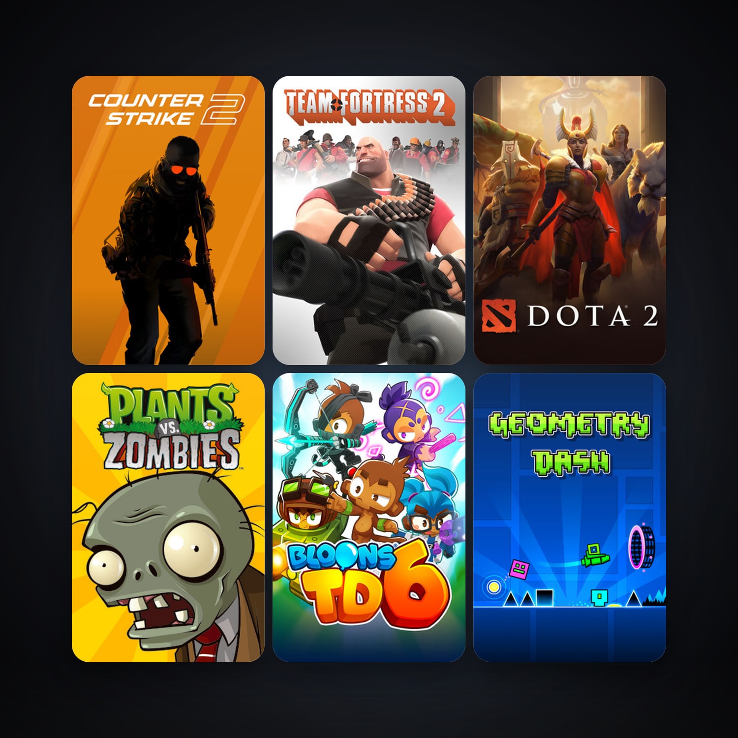 Portal + Team Fortress 2, 20 games, Steam 14, clean — HabibiAccounts