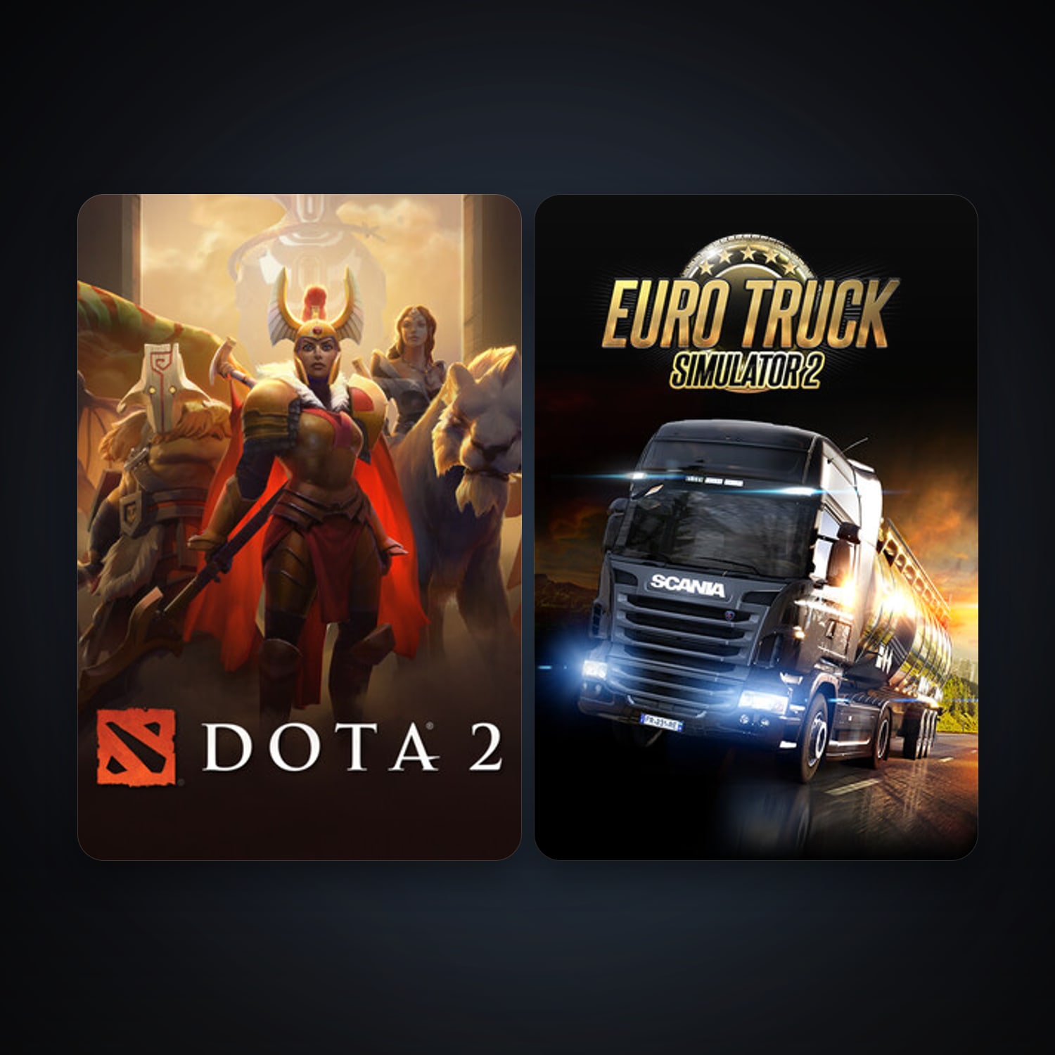 Dota 2 + Free CS2 (No Prime), 7 games, clean — HabibiAccounts