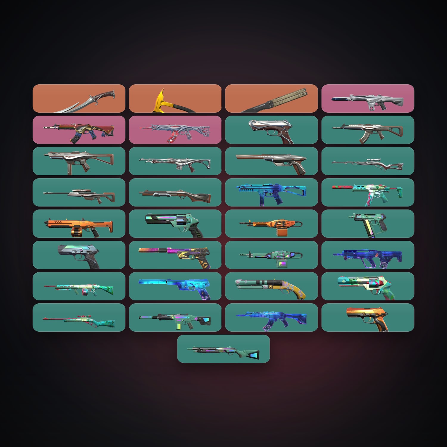 EU Bronze 3 locker — 3 knives, 33 skins, lvl 114 — HabibiAccounts