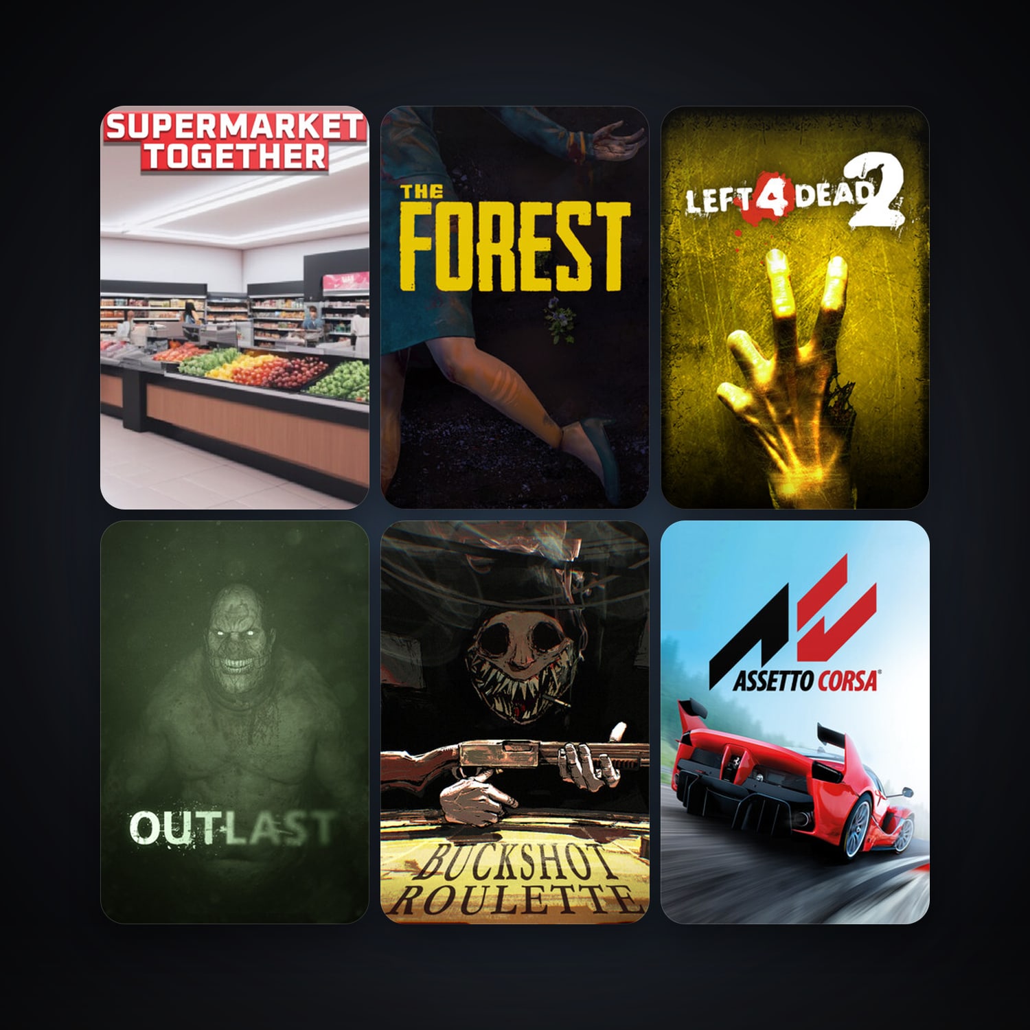 Left 4 Dead 2 + Outlast, 16 games, clean — HabibiAccounts