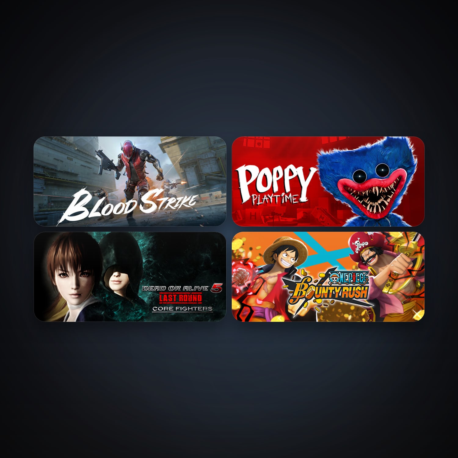 DEAD OR ALIVE 5 Last Round: Core Fighters + Poppy Playtime, 17 games, clean — HabibiAccounts