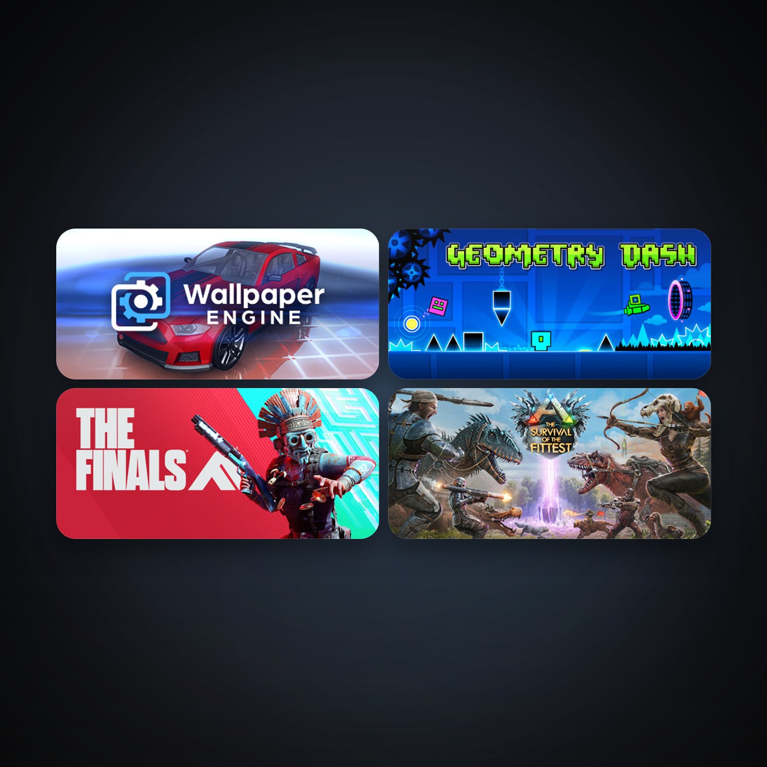 Geometry Dash + ARK: The Survival Of The Fittest, 19 games, clean — HabibiAccounts