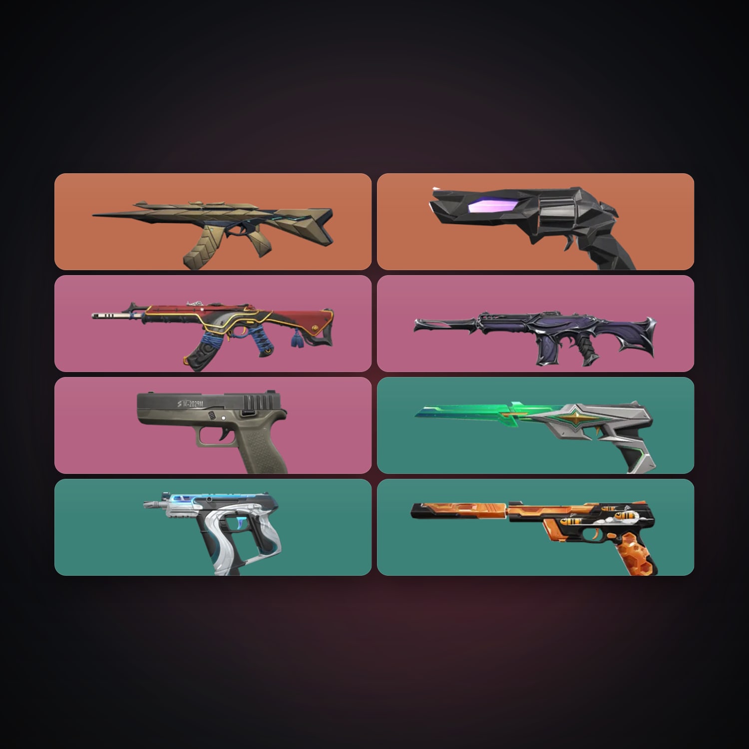 EU Silver 2 locker — 8 skins, lvl 81 — HabibiAccounts