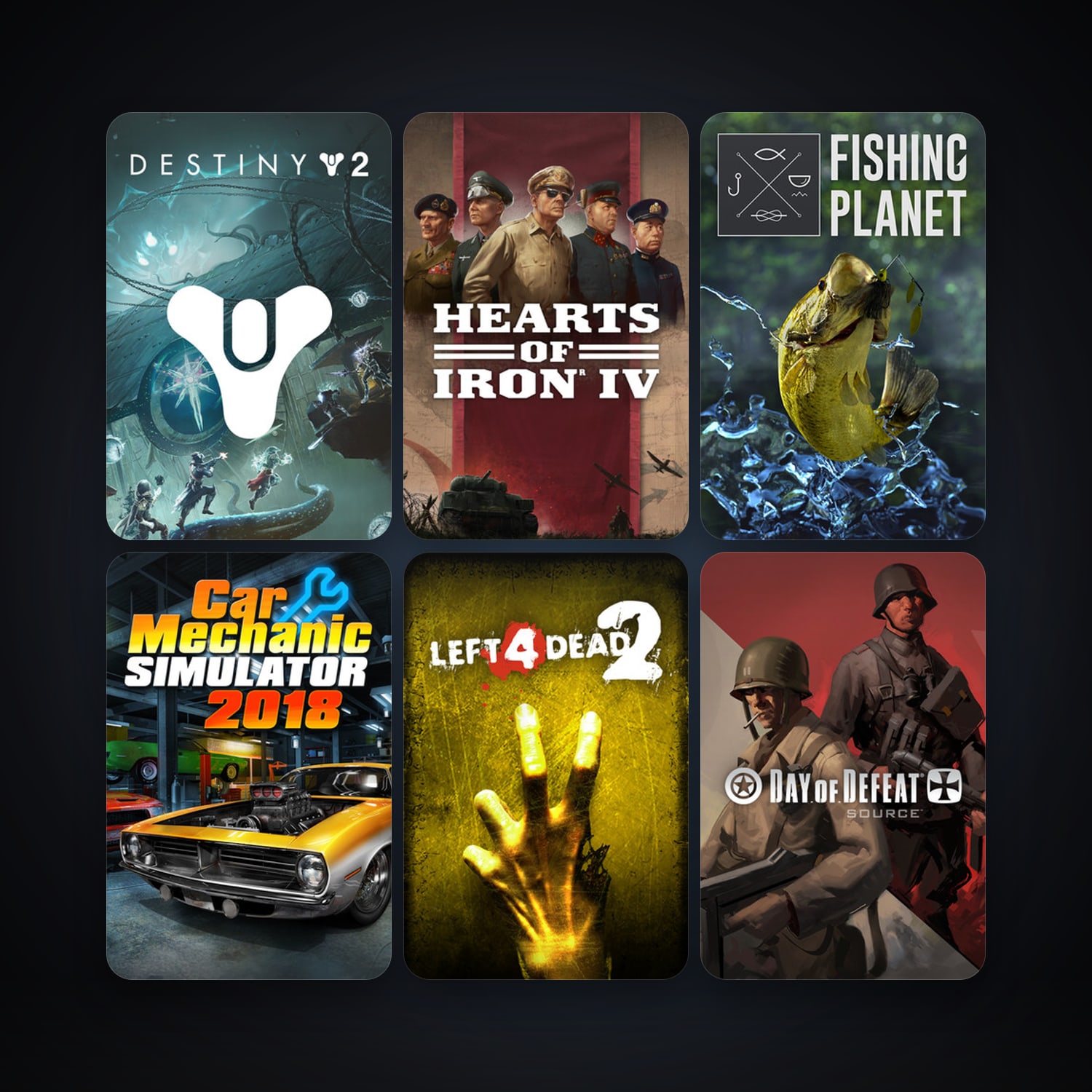 Day of Defeat: Source + Left 4 Dead 2, 15 games, clean — HabibiAccounts