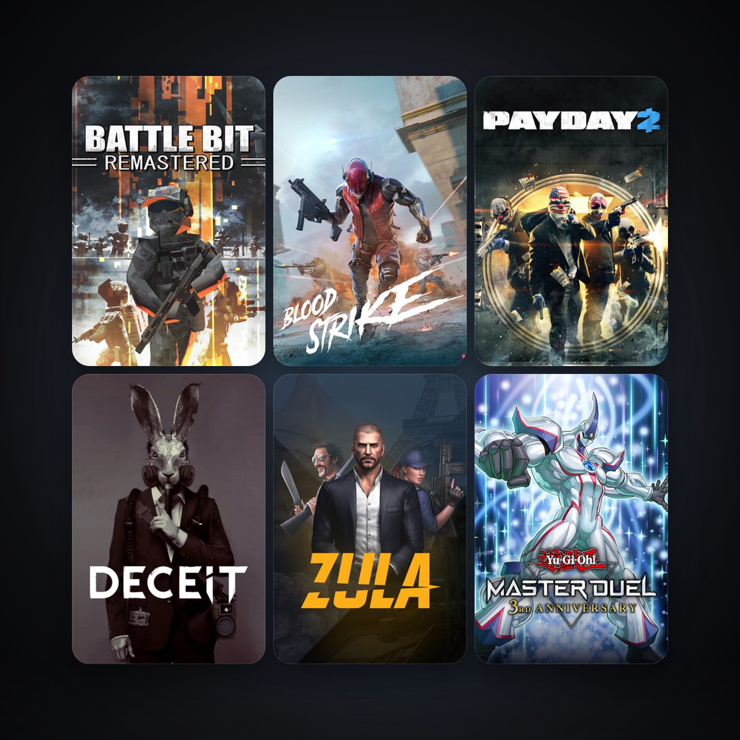 PAYDAY 2 + Deceit, 17 games, clean — HabibiAccounts