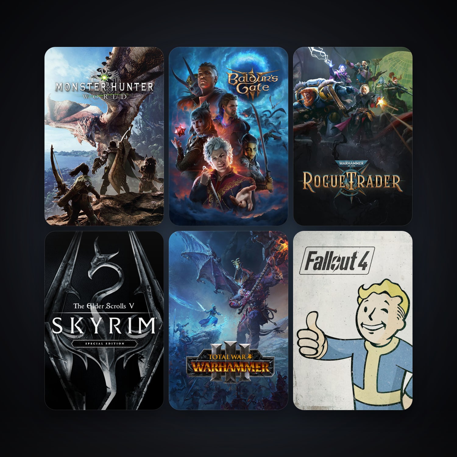 Fallout 4 + The Elder Scrolls V: Skyrim Special Edition, 43 games, Steam 10, clean — HabibiAccounts