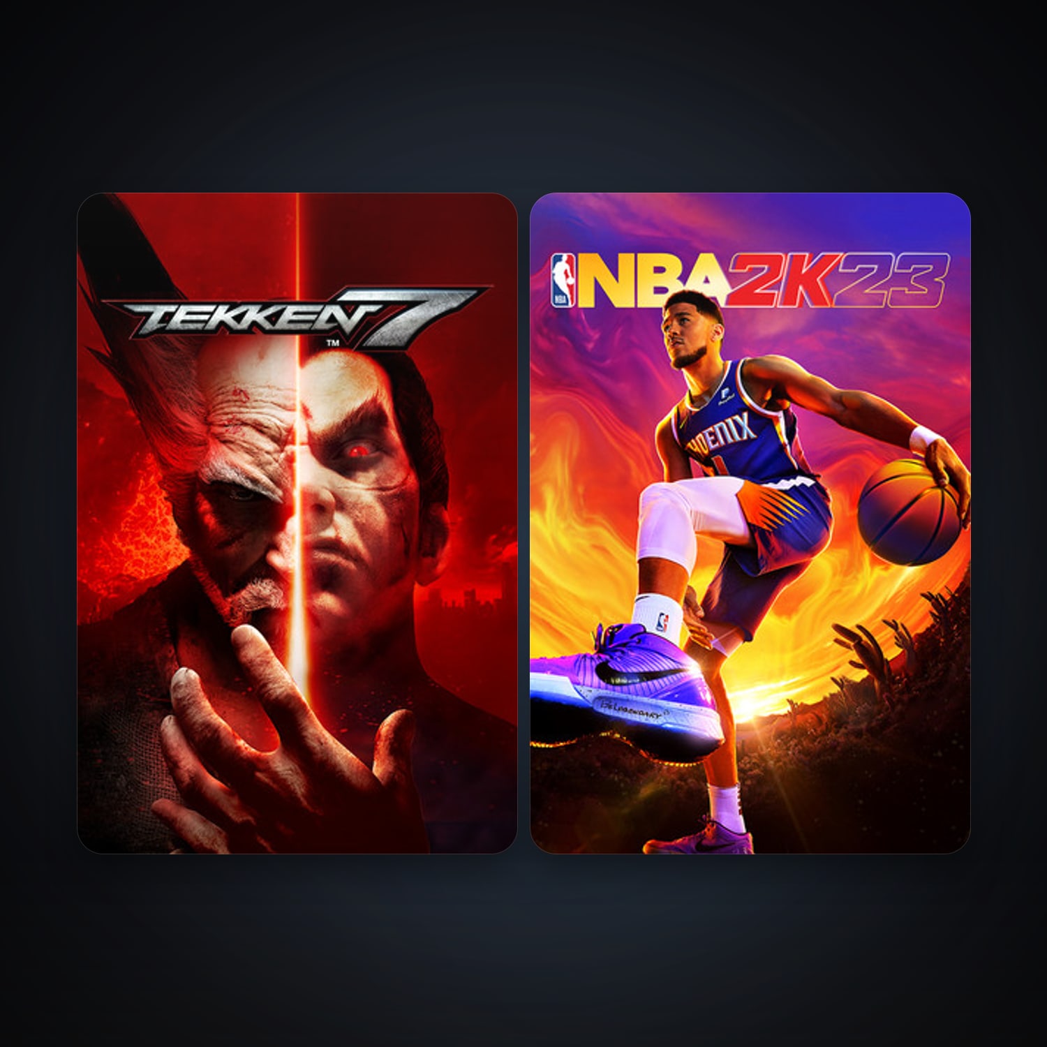TEKKEN 7 + NBA 2K23, 4 games, clean — HabibiAccounts