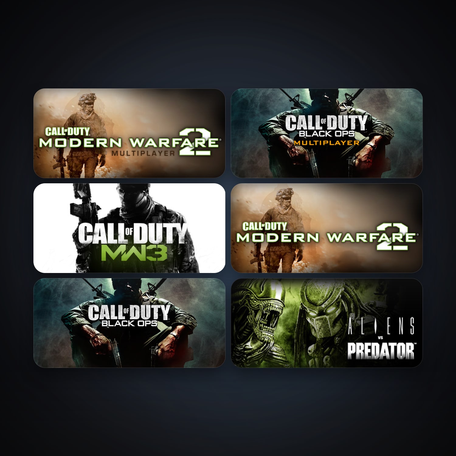 Call of Duty: Modern Warfare 2 (2009) + Call of Duty: Modern Warfare 2 - Multiplayer (2009), 17 games, clean — HabibiAccounts