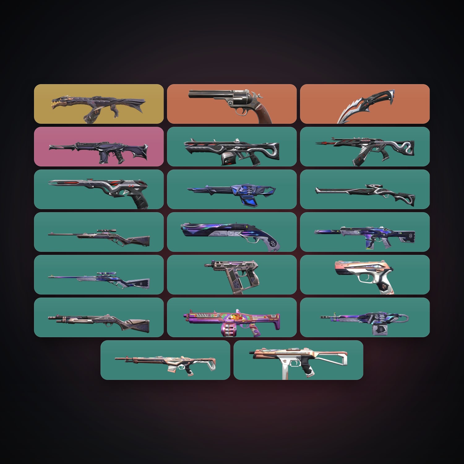 EU Silver 2 locker — 1 knives, 21 skins, lvl 32 — HabibiAccounts