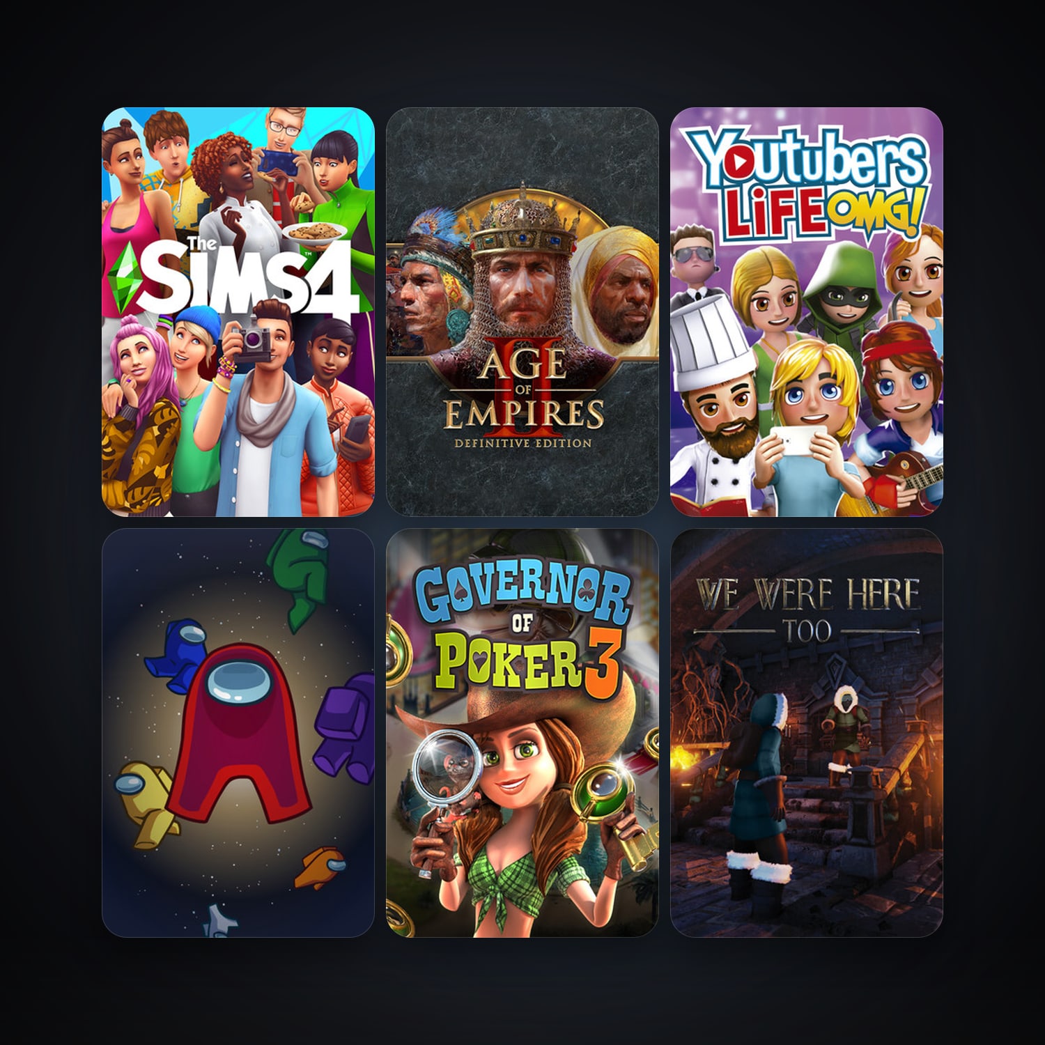 Youtubers Life + Governor of Poker 3, 9 games, clean — HabibiAccounts