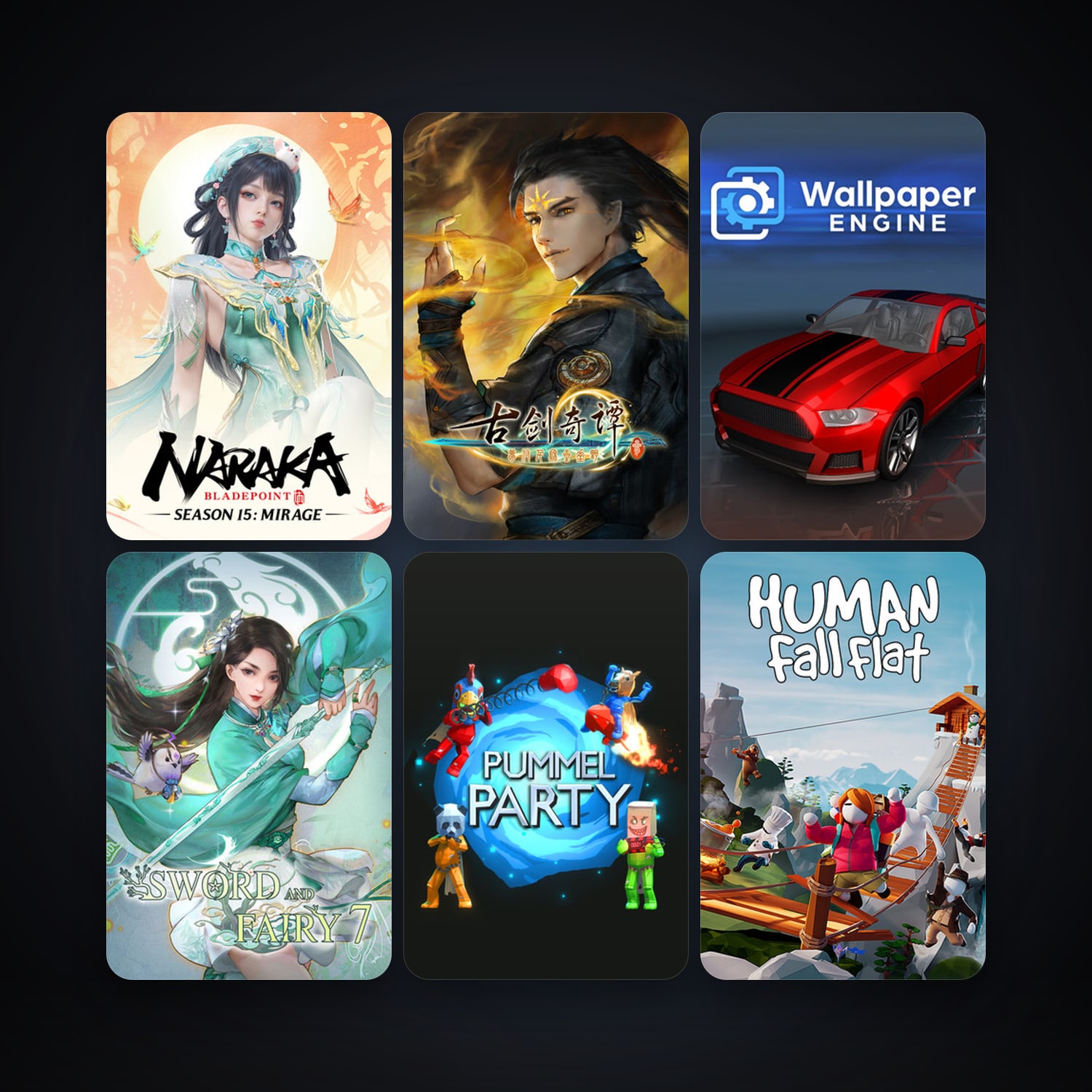 Don't Starve Together + Wallpaper Engine, 23 games, clean — HabibiAccounts