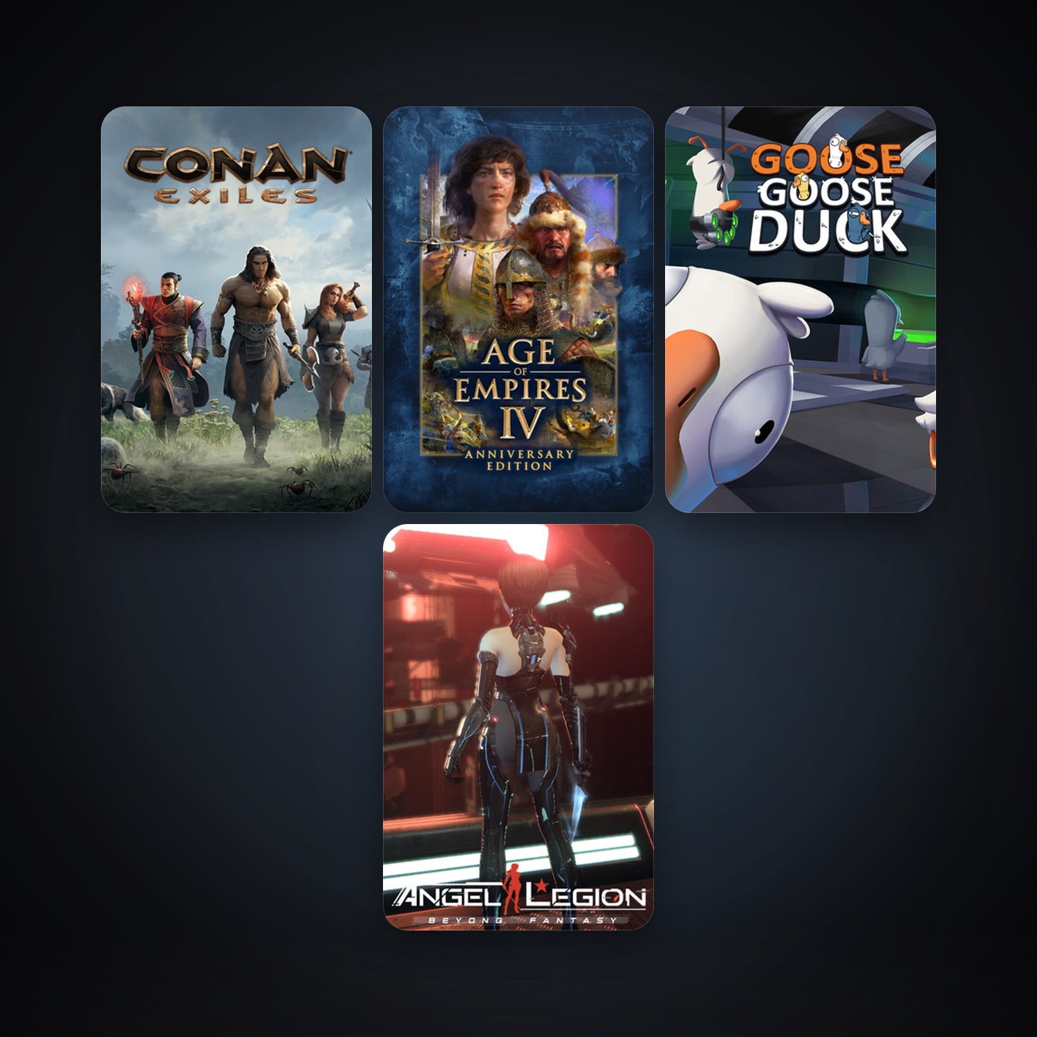 Conan Exiles + Angel Legion, 15 games, clean — HabibiAccounts