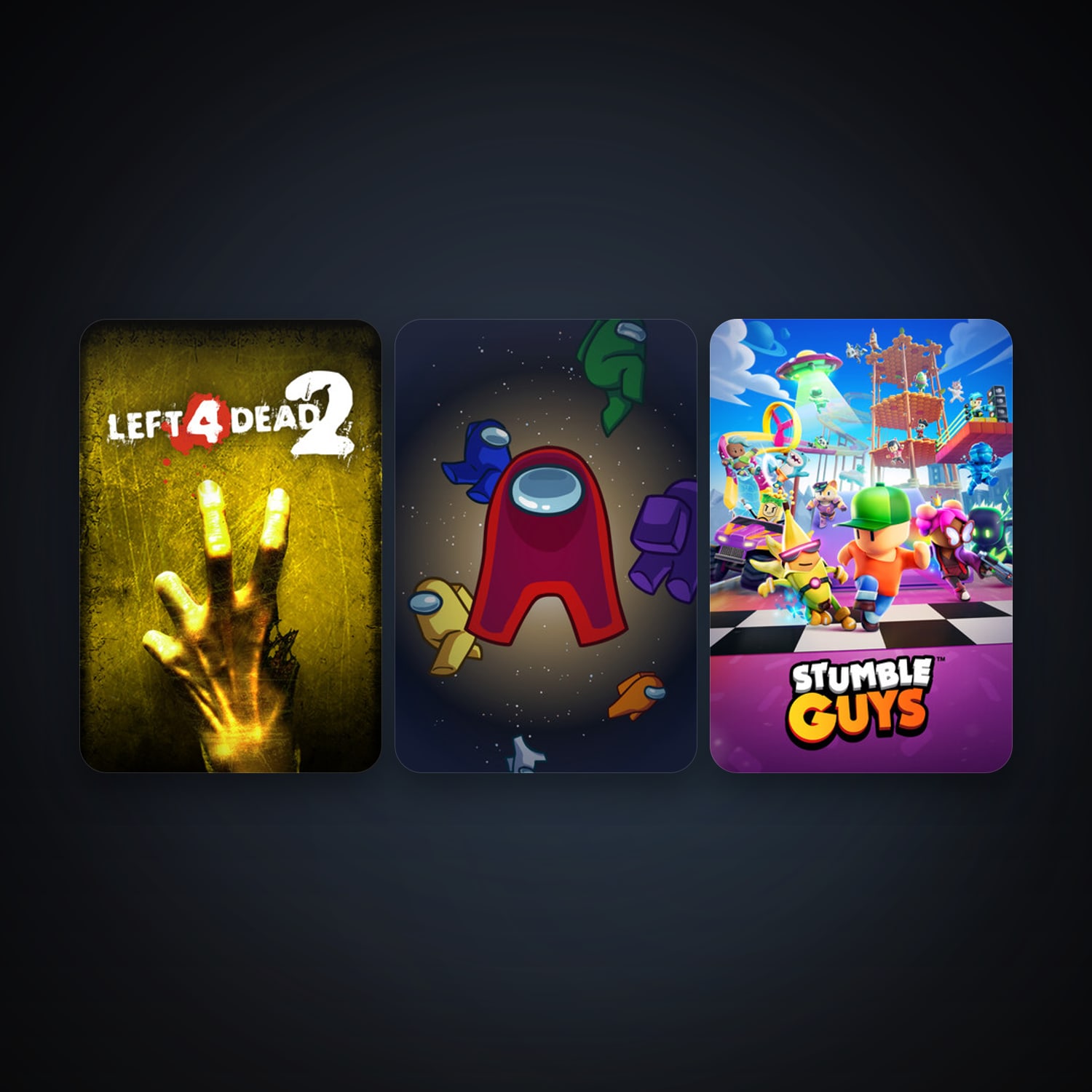 Left 4 Dead 2 + Among Us, 5 games, clean — HabibiAccounts