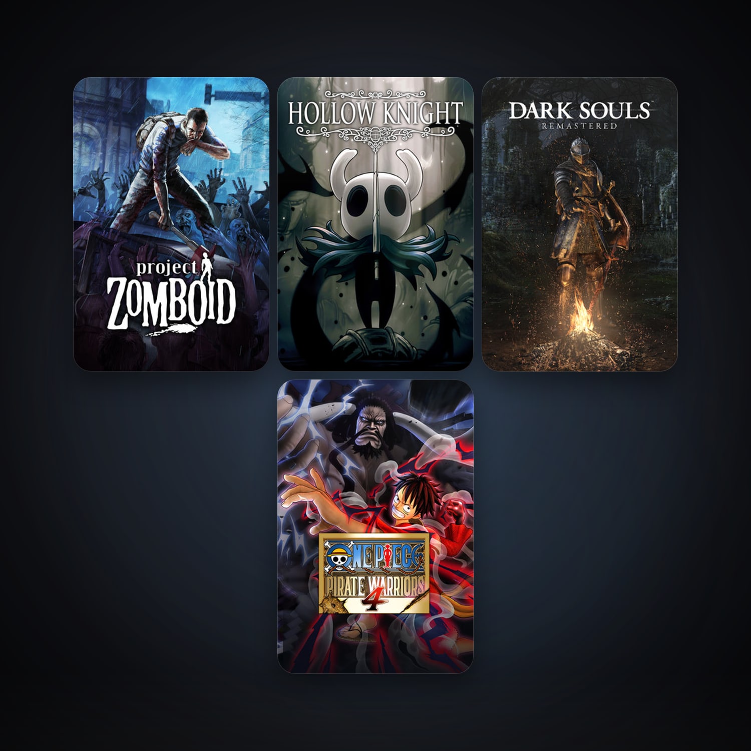 Project Zomboid + Hollow Knight, 7 games, clean — HabibiAccounts