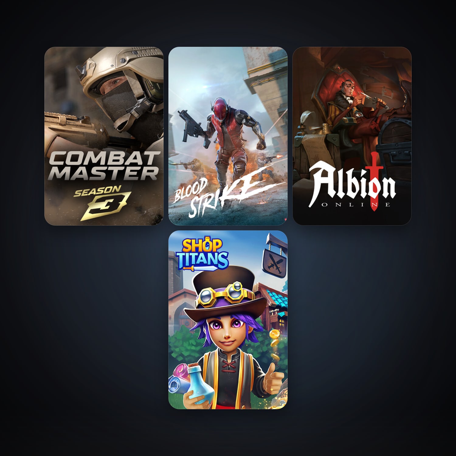 Albion Online + Shop Titans, 6 games, clean — HabibiAccounts