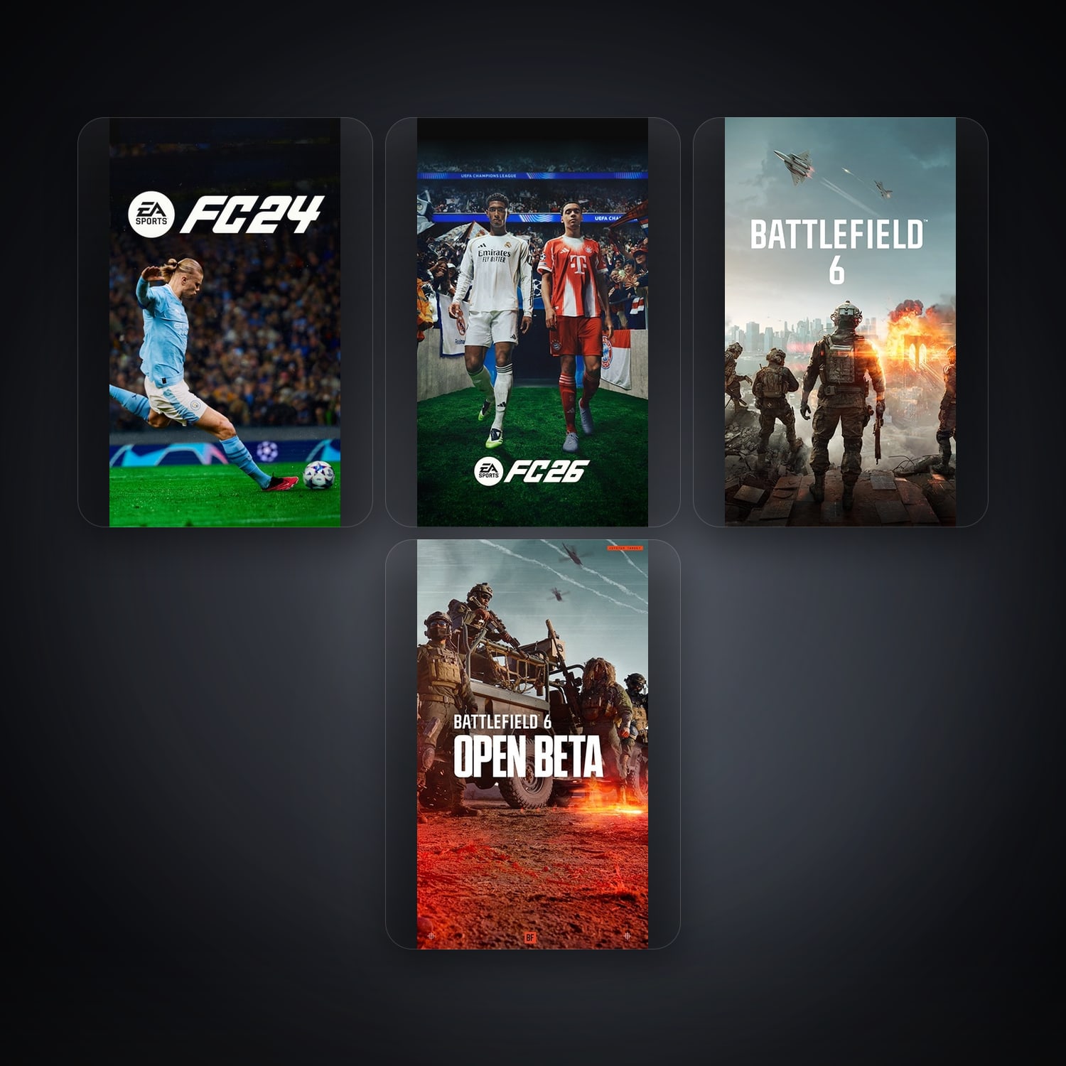 EA EA Sports FC24 + EA Sports FC 26 — FR — 5 games — HabibiAccounts