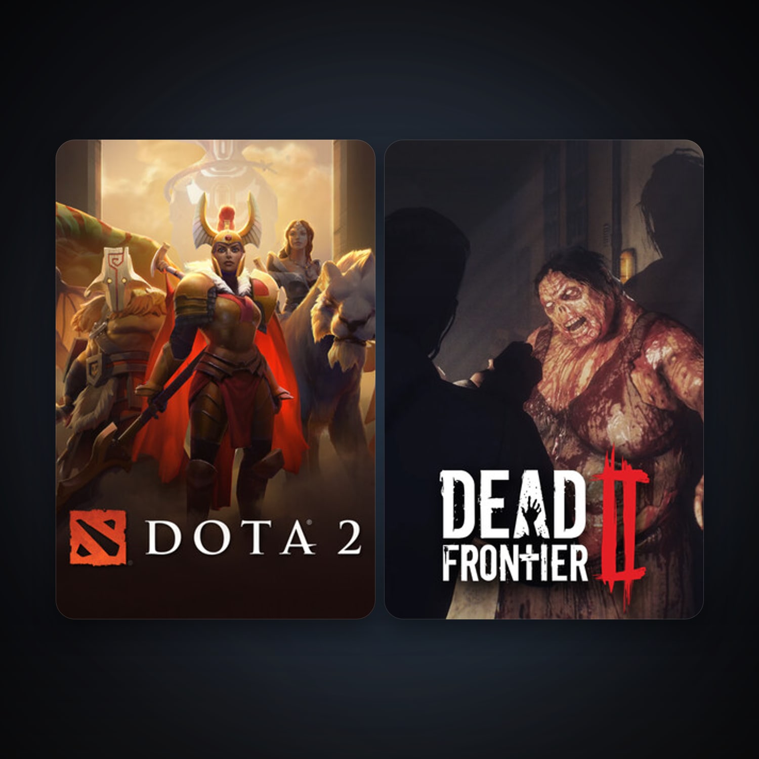 Dota 2 + Dead Frontier 2, 2 games, clean — HabibiAccounts