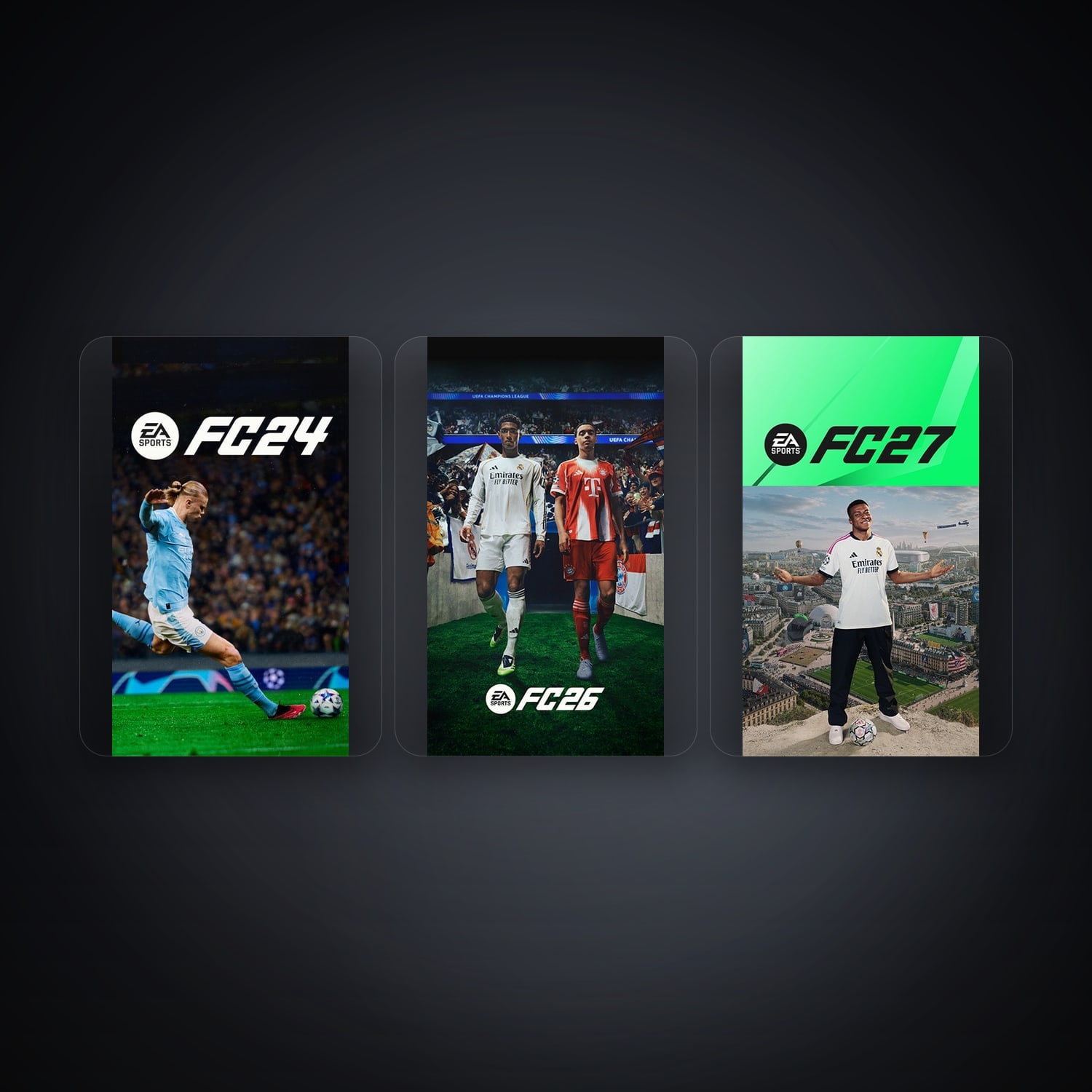 EA EA SPORTS FC24 + EA SPORTS FC 26 — BR — 3 games — HabibiAccounts