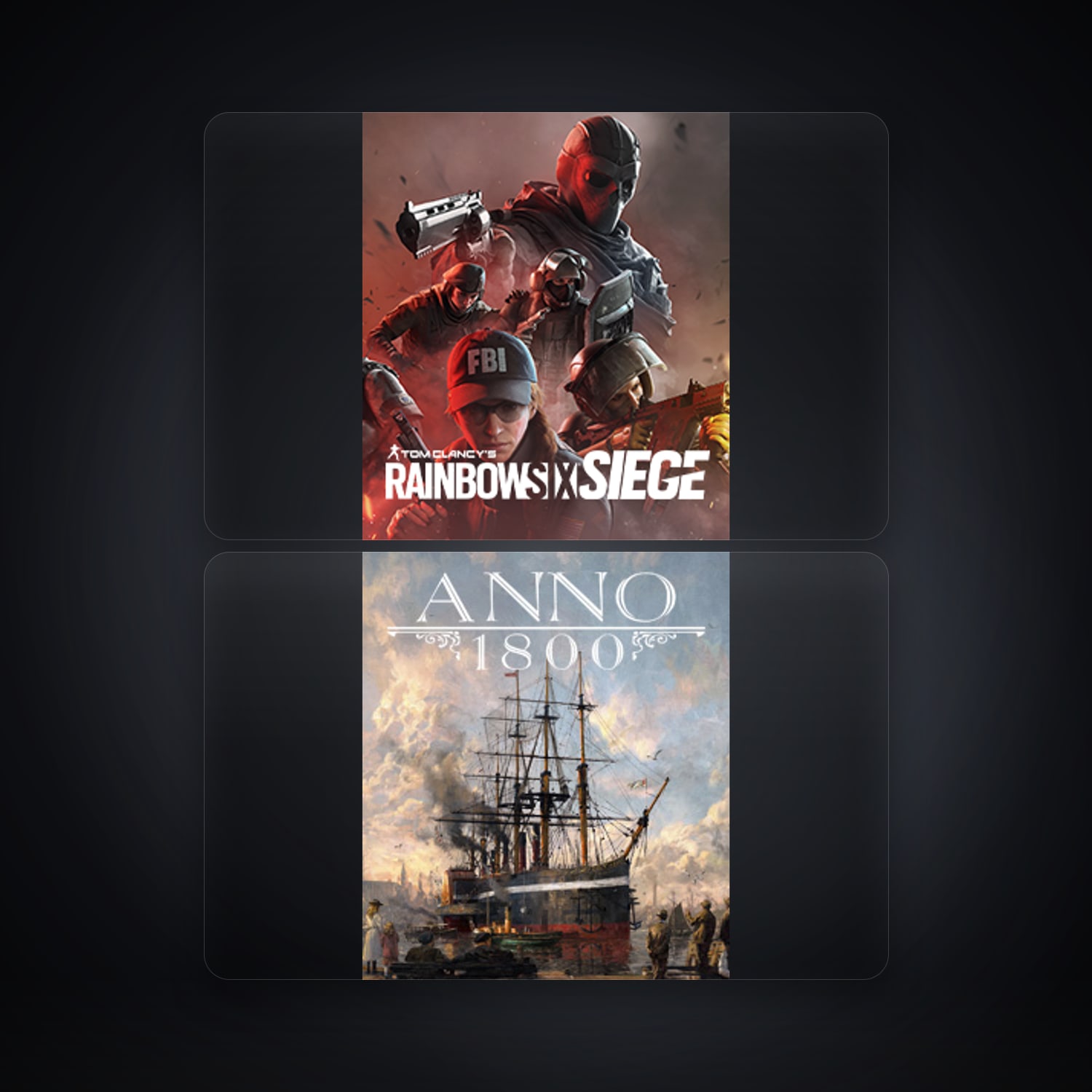 Ubisoft Tom Clancy's Rainbow Six Siege + Anno 1800 — NO — HabibiAccounts