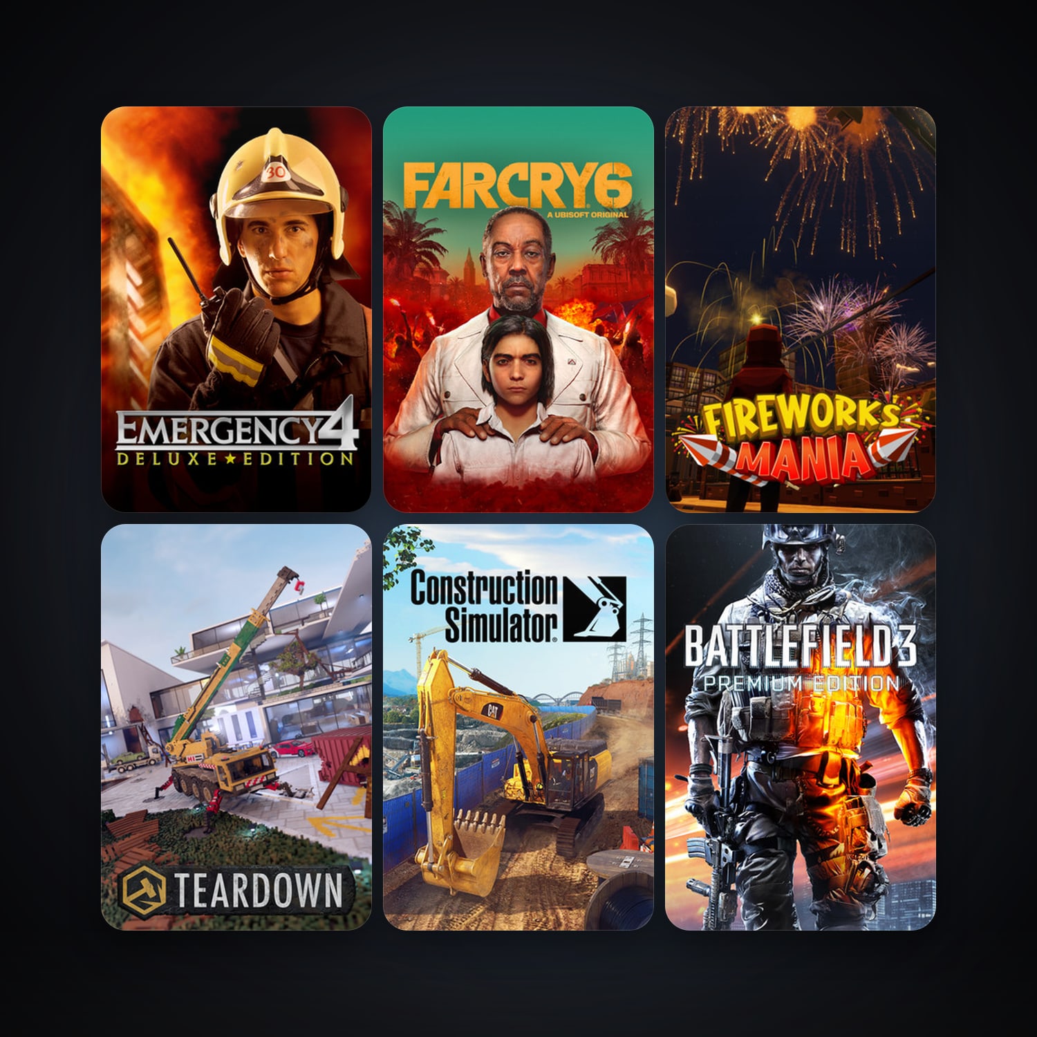 Shadow Warrior + EMERGENCY 4 Deluxe, 77 games, clean — HabibiAccounts