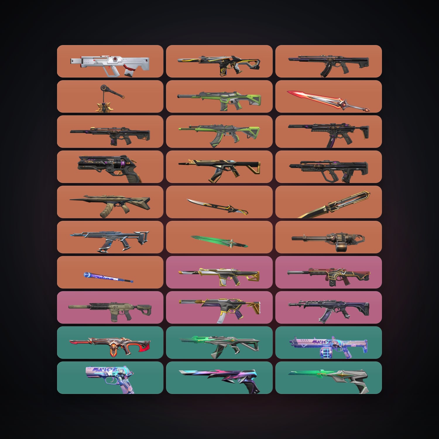 AP Iron 3 locker — 6 knives, 62 skins, lvl 112 — HabibiAccounts