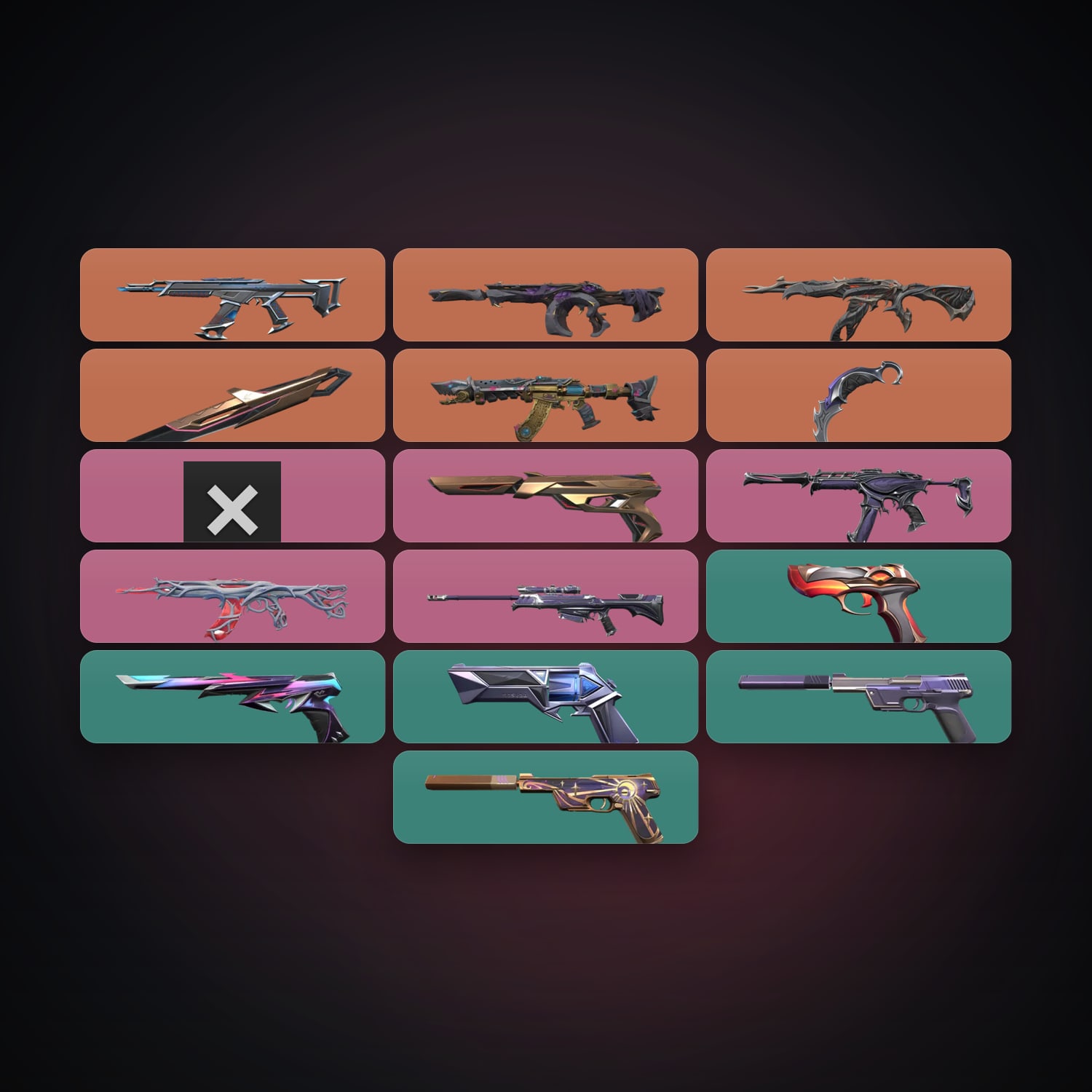 EU Silver 1 locker — 2 knives, 17 skins, lvl 103 — HabibiAccounts