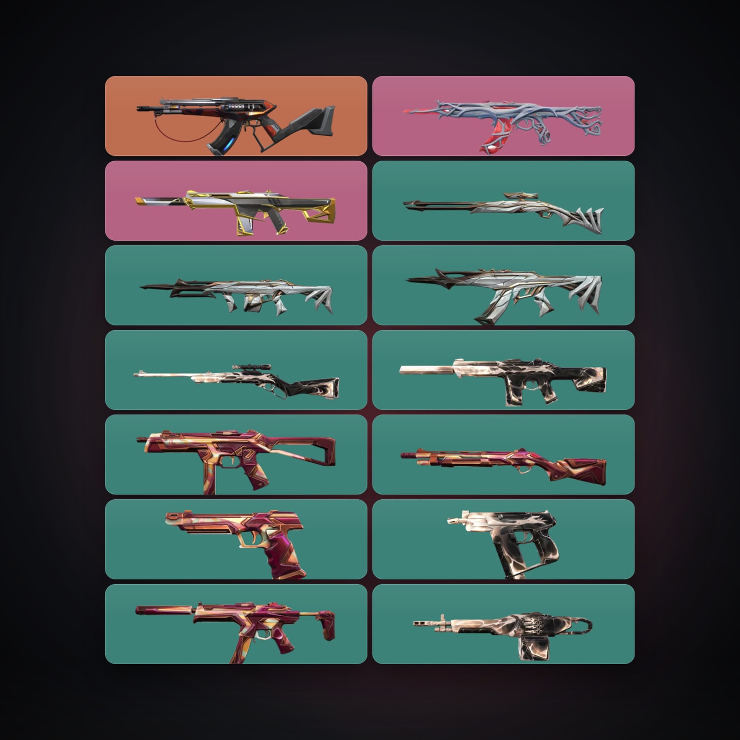 EU Plat 1 locker — 14 skins, lvl 42 — HabibiAccounts