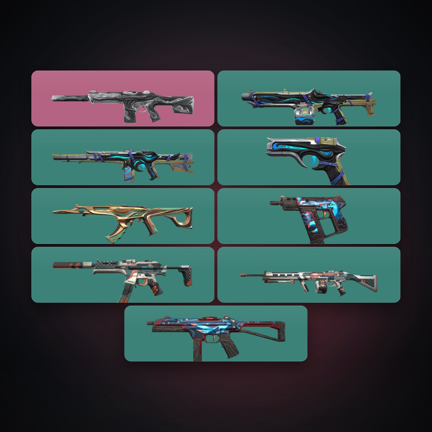 EU Iron 3 locker — 9 skins, lvl 35 — HabibiAccounts