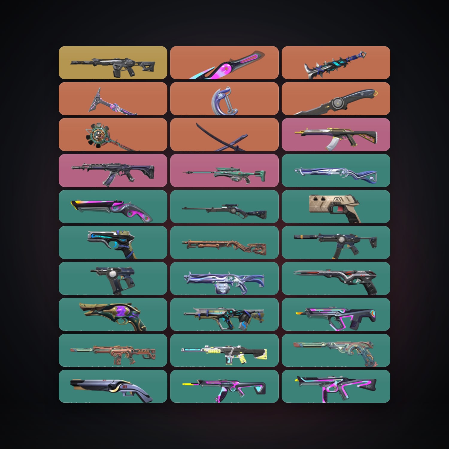 EU Plat 3 locker — 7 knives, 93 skins, lvl 368 — HabibiAccounts