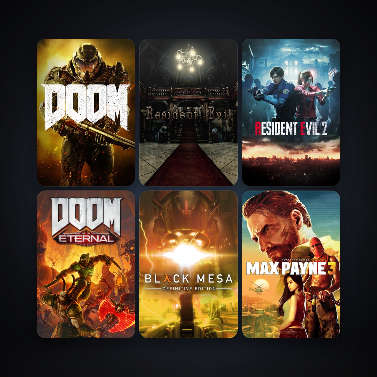 Max Payne 3 + Resident Evil / biohazard HD REMASTER, 29 games, clean — HabibiAccounts