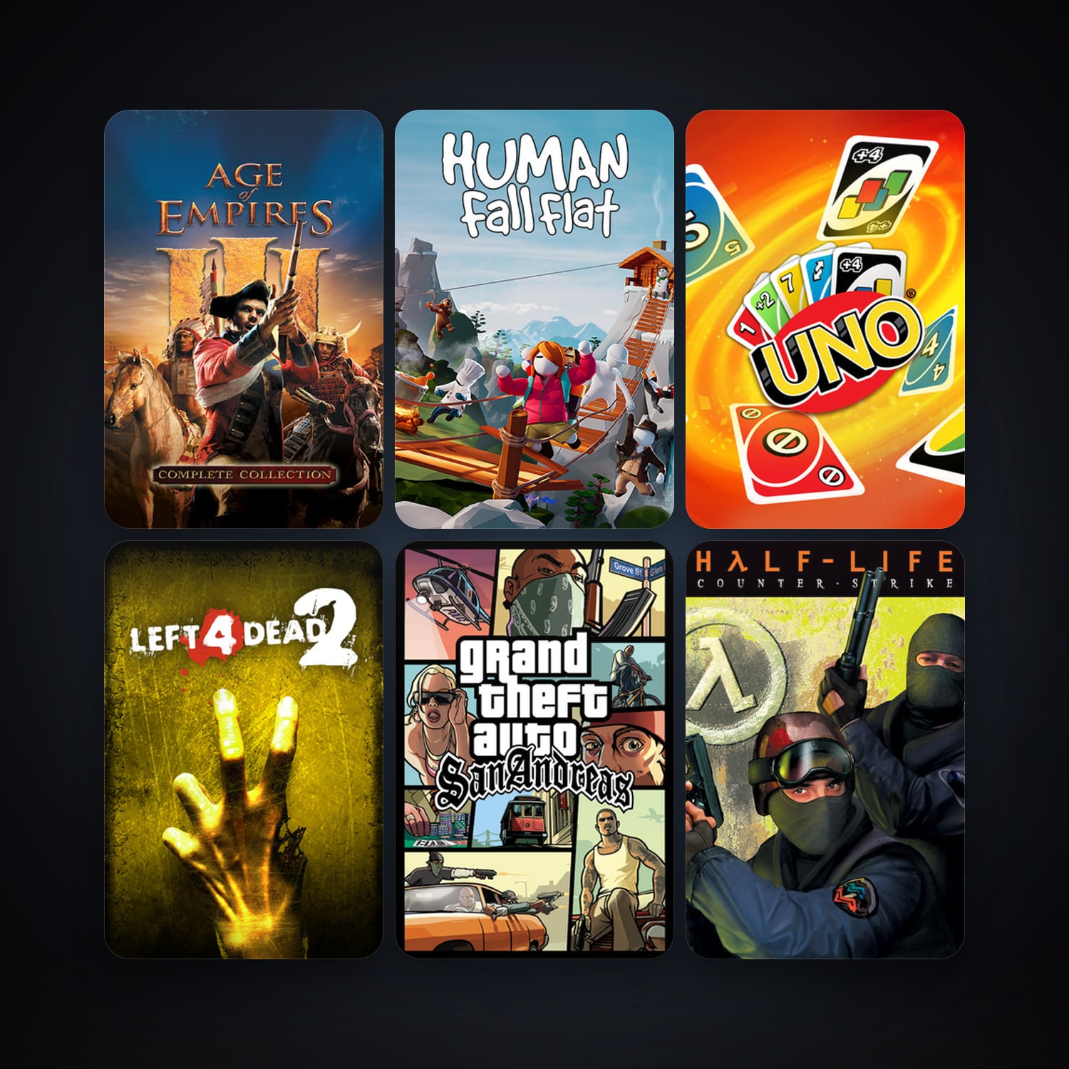 Counter-Strike + Left 4 Dead 2, 20 games, clean — HabibiAccounts