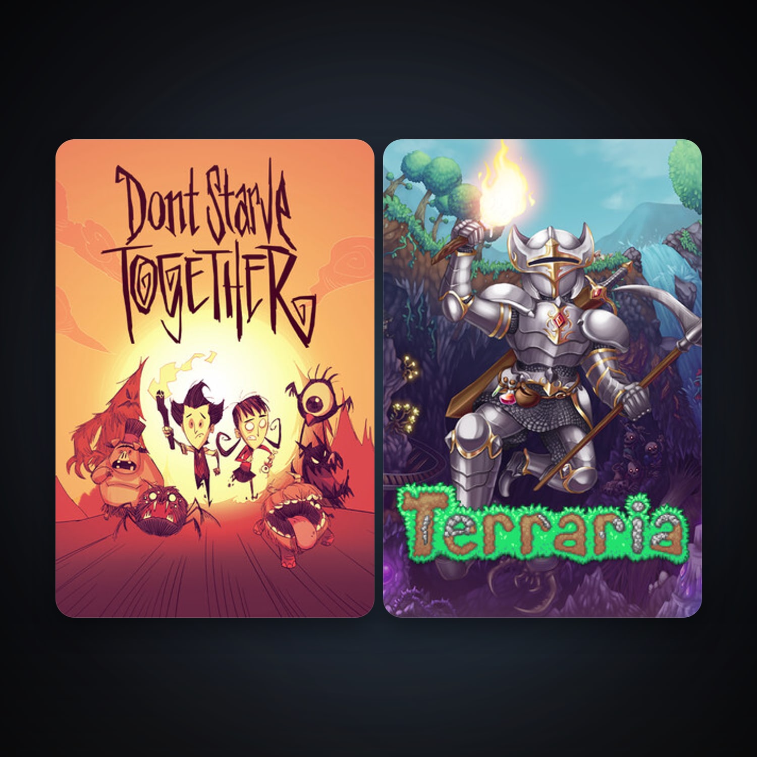 Terraria + Don't Starve Together, 2 games, clean — HabibiAccounts