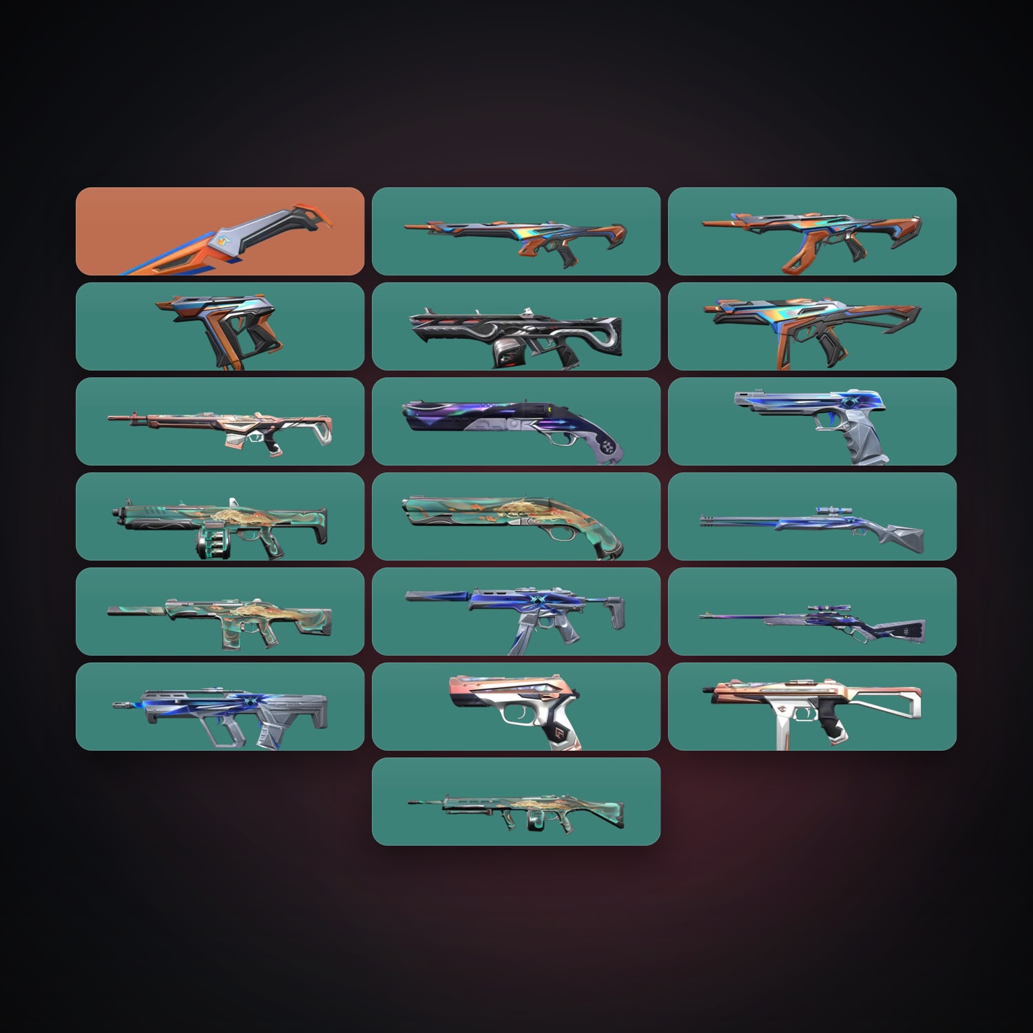 EU Plat 1 locker — 1 knives, 19 skins, lvl 54 — HabibiAccounts