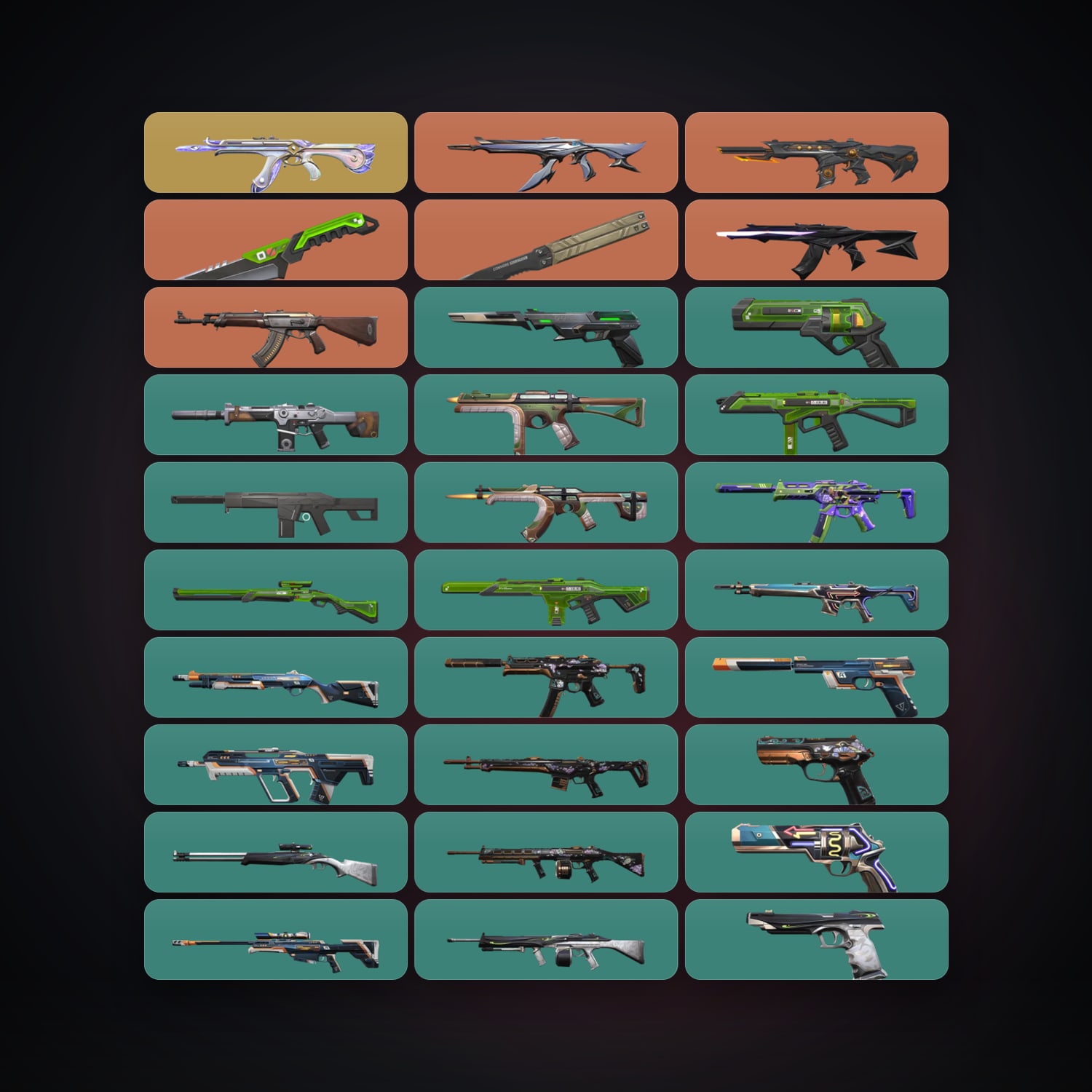 AP Silver 2 locker — 2 knives, 31 skins, lvl 65 · 262212112 — HabibiAccounts
