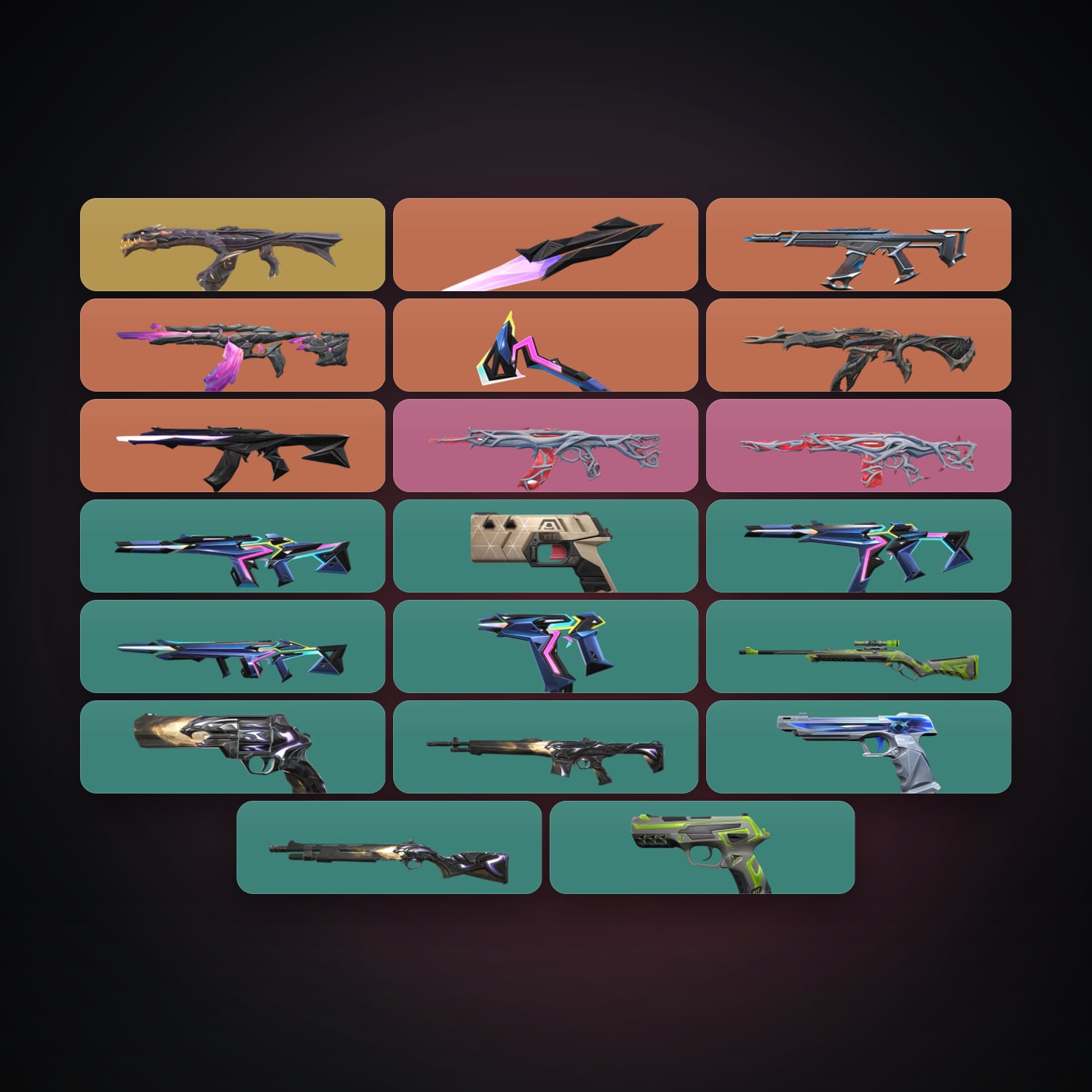 EU Silver 2 locker — 2 knives, 22 skins, lvl 66 · 262213446 — HabibiAccounts