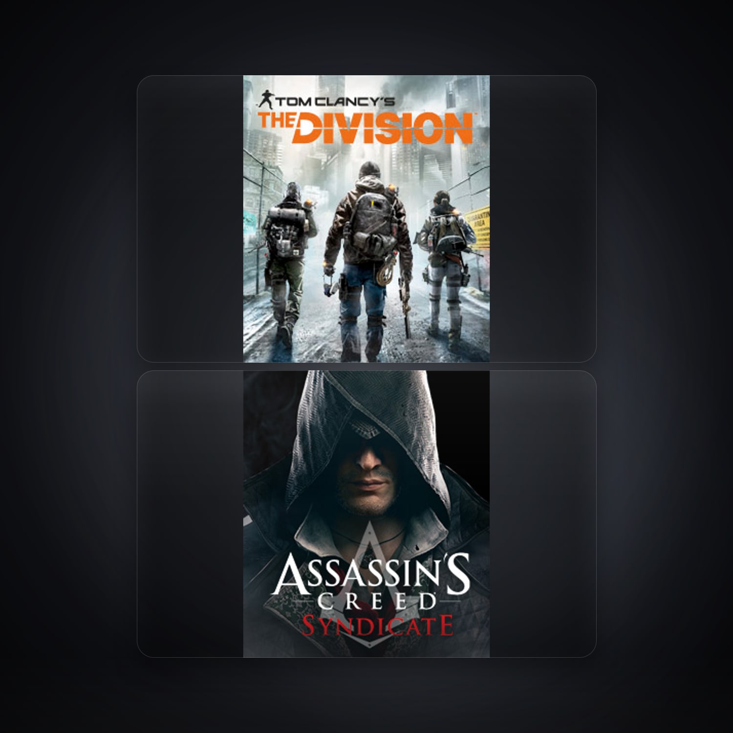 Ubisoft Tom Clancy's The Division + Assassin's Creed Syndicate — GB — HabibiAccounts