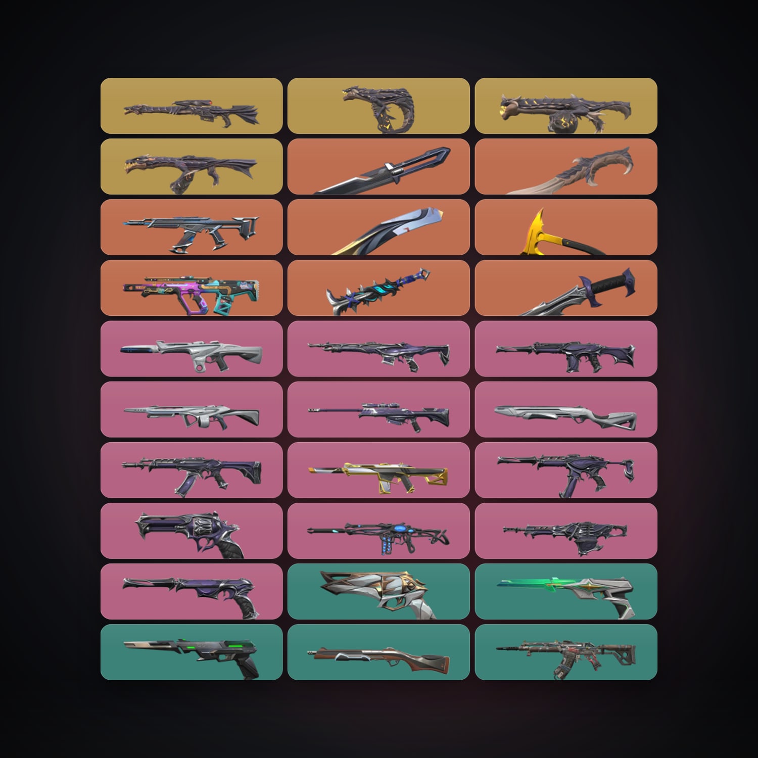 EU Silver 1 locker — 6 knives, 77 skins, lvl 272 — HabibiAccounts