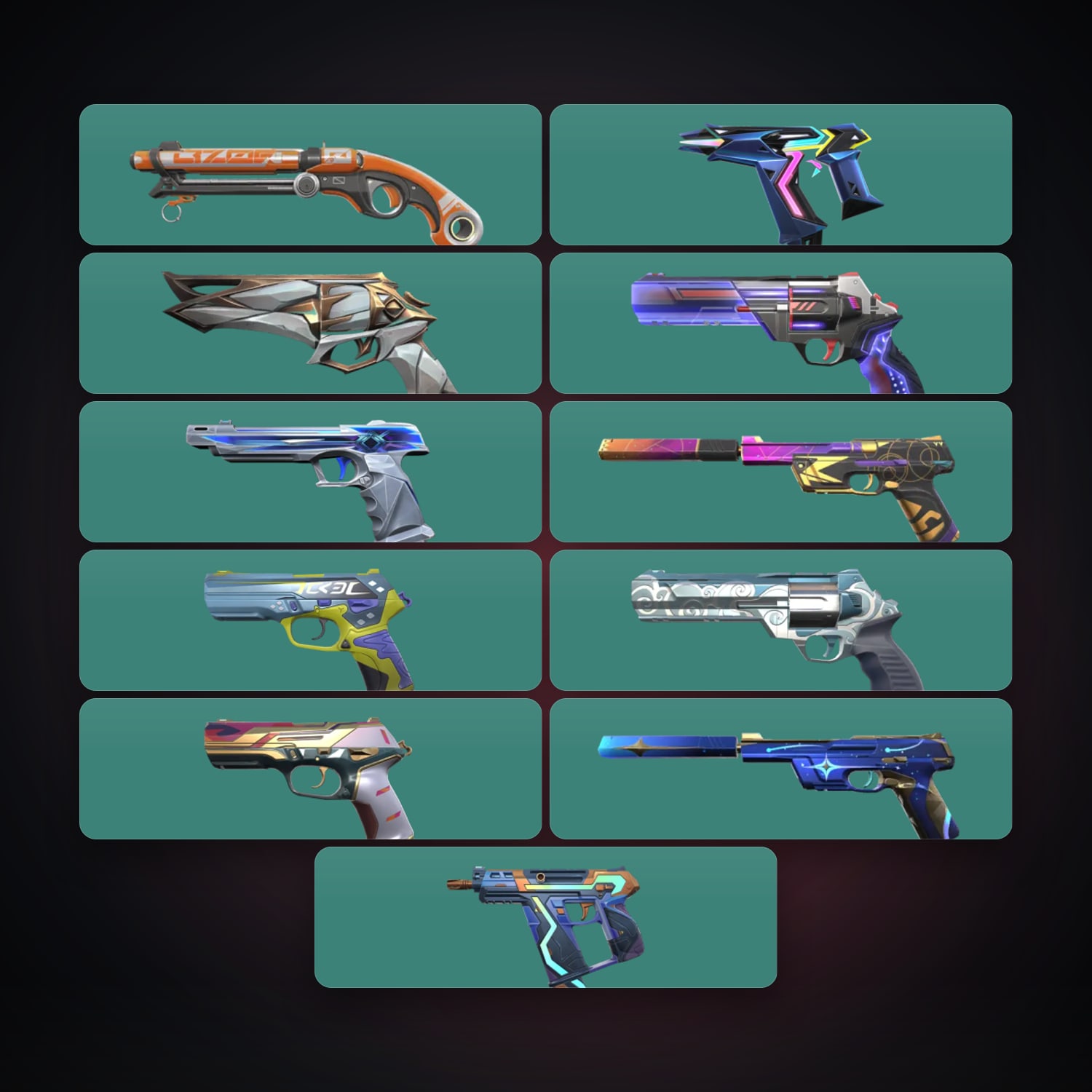 AP Gold 2 locker — 11 skins, lvl 158 — HabibiAccounts