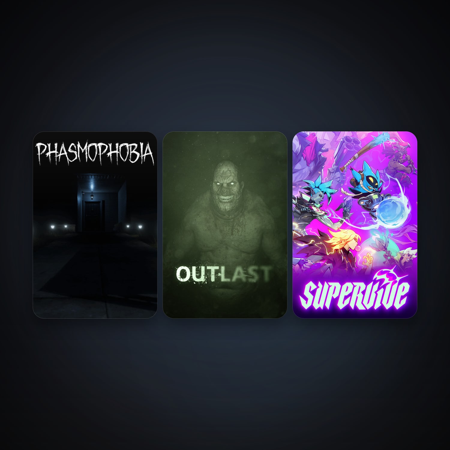 Outlast + Phasmophobia, 3 games, clean — HabibiAccounts