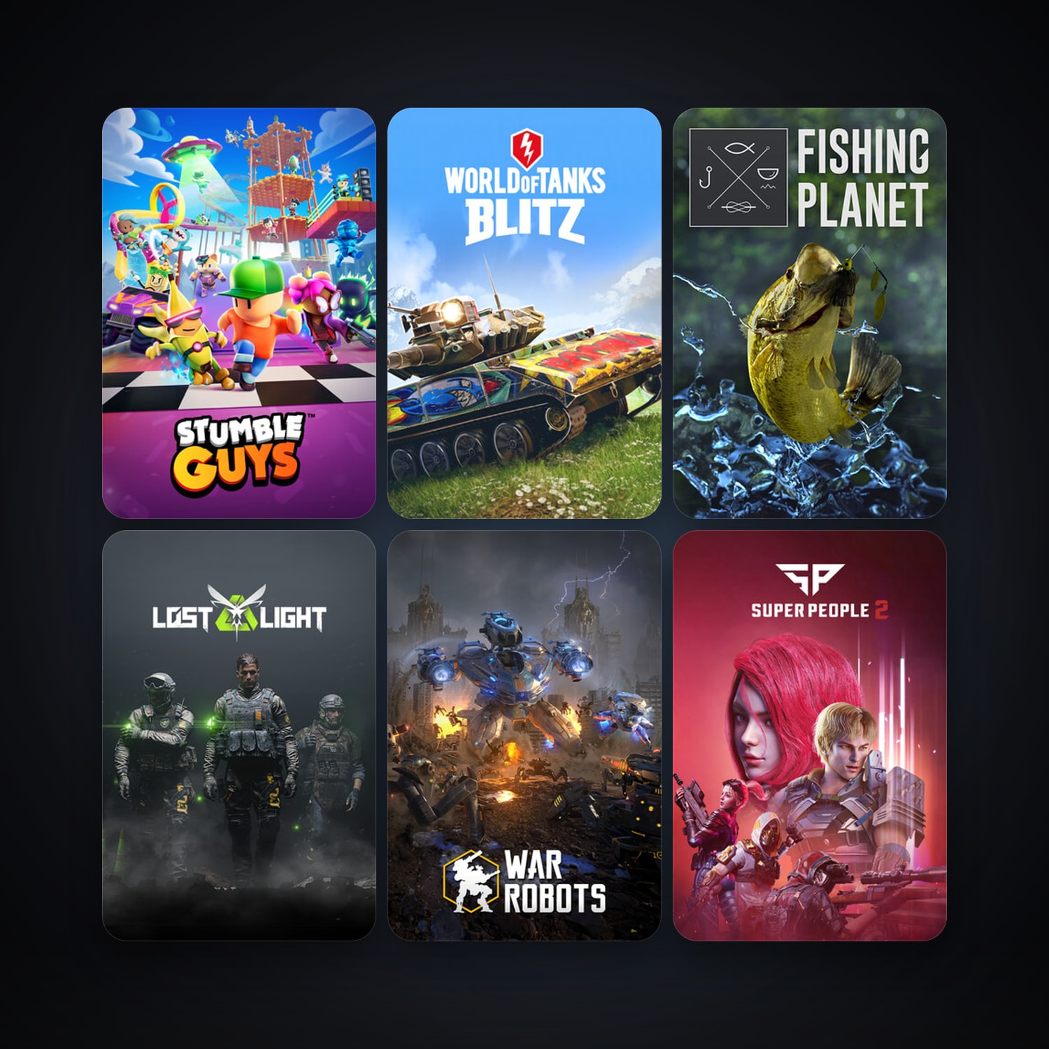 Fishing Planet + World of Tanks Blitz, 10 games, clean — HabibiAccounts