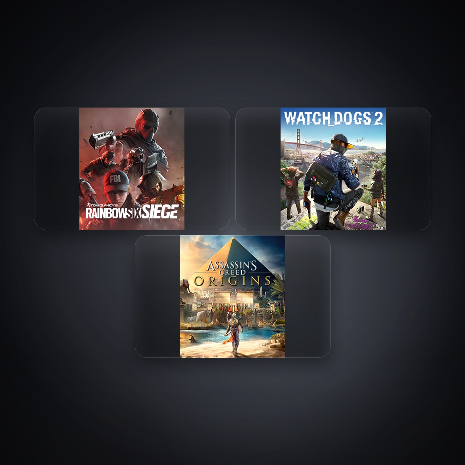 Ubisoft Tom Clancy's Rainbow Six Siege + WATCH_DOGS 2 — TR — 3 games — HabibiAccounts
