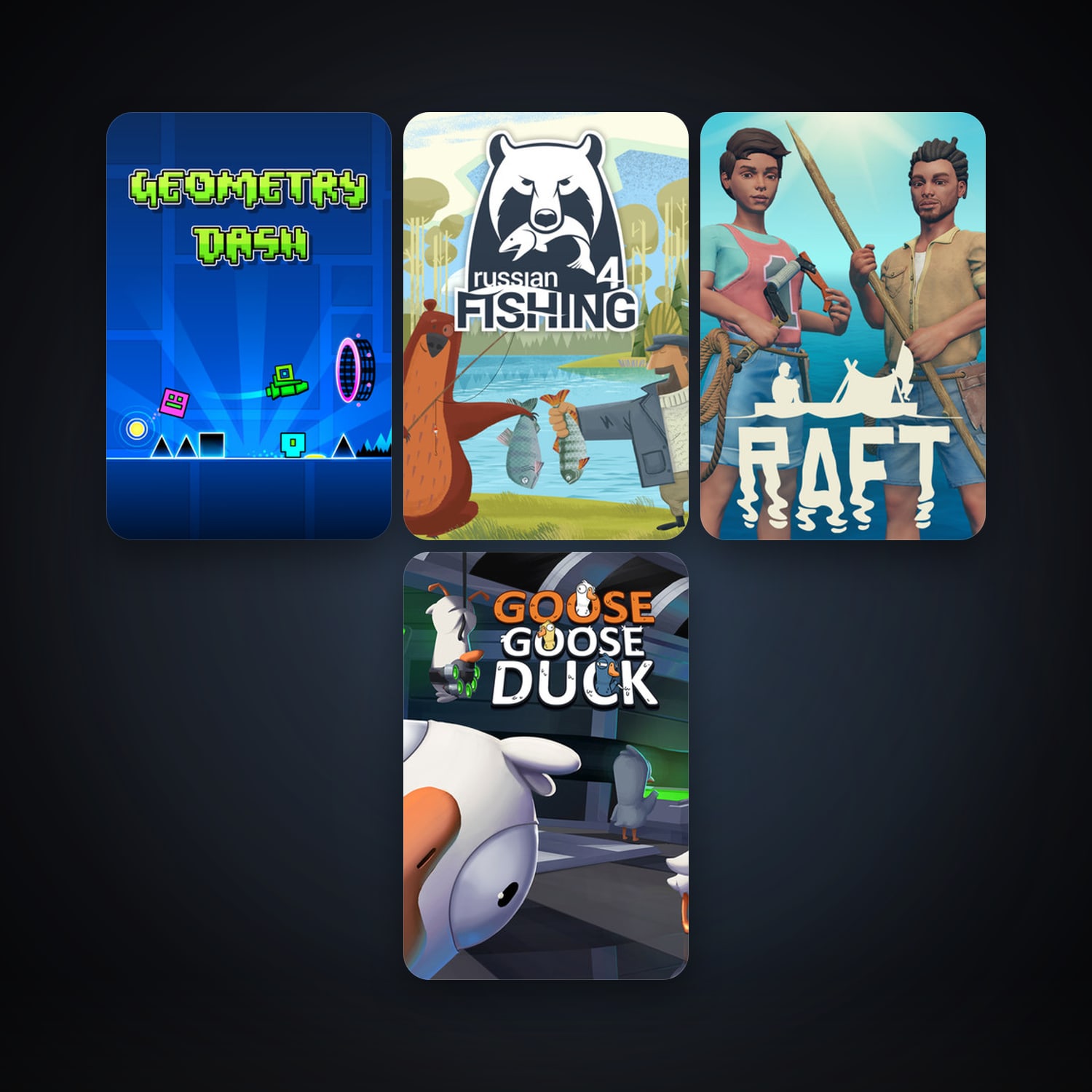 Geometry Dash + Stardew Valley, 34 games, clean — HabibiAccounts
