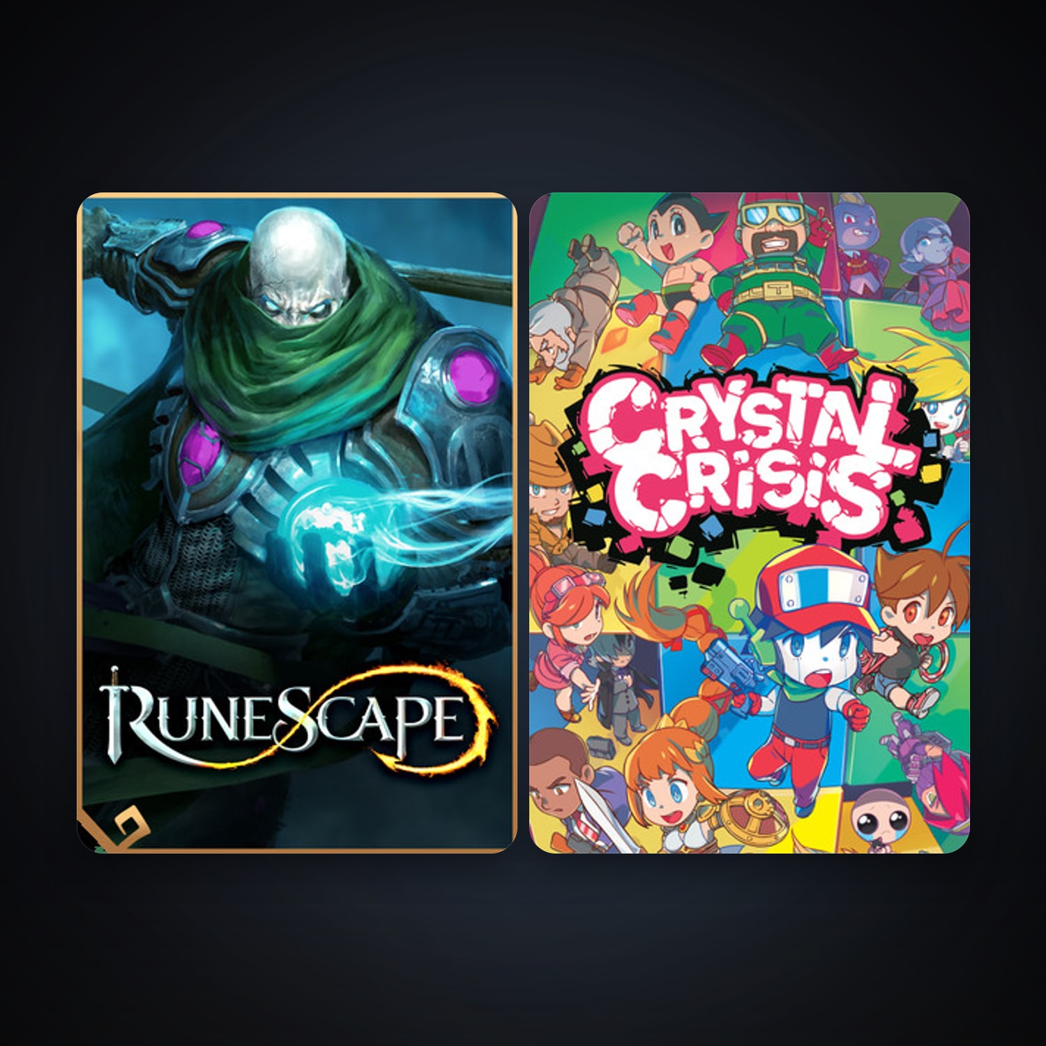 Crystal Crisis + RuneScape, 5 games, clean — HabibiAccounts