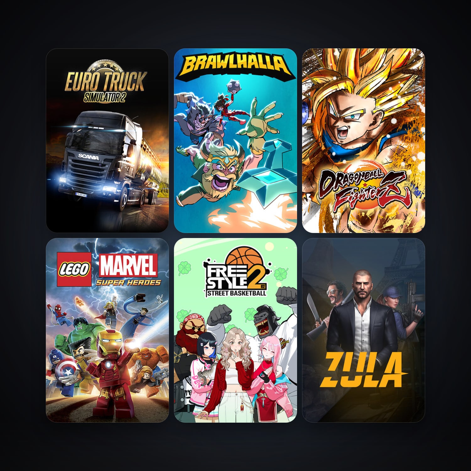 Euro Truck Simulator 2 + LEGO Marvel Super Heroes, 24 games, clean — HabibiAccounts