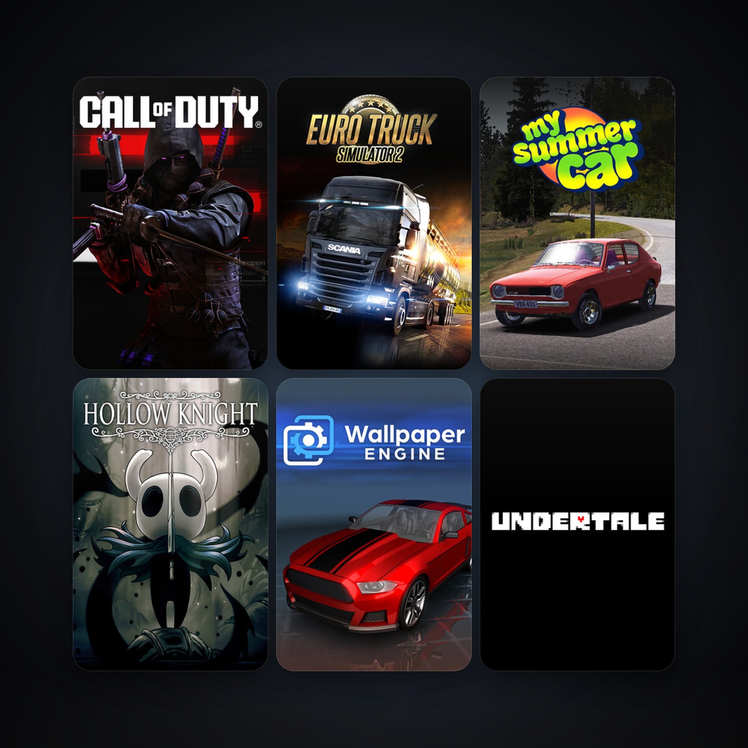 Euro Truck Simulator 2 + Assetto Corsa, 59 games, clean — HabibiAccounts