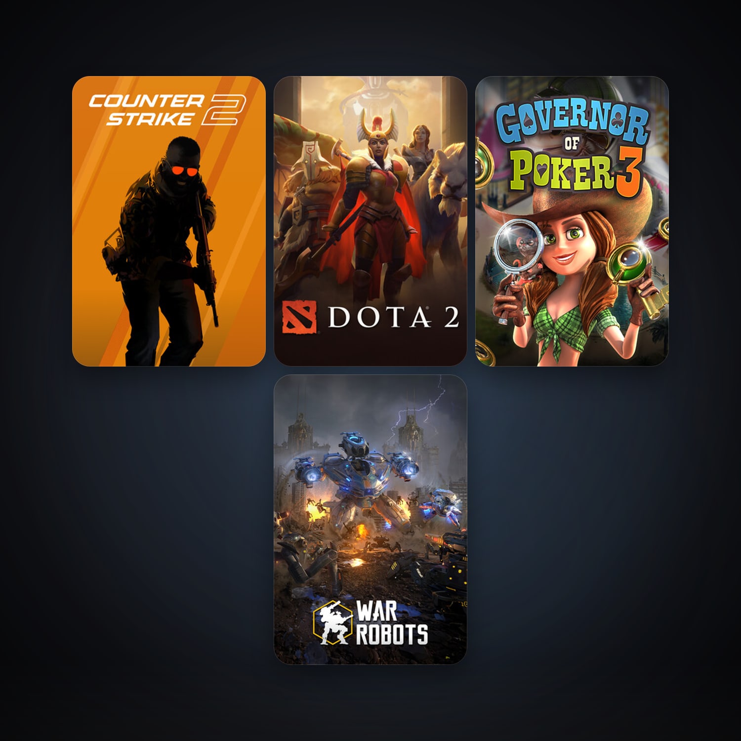 Dota 2 + CS2 Prime, 6 games, clean · 262219995 — HabibiAccounts