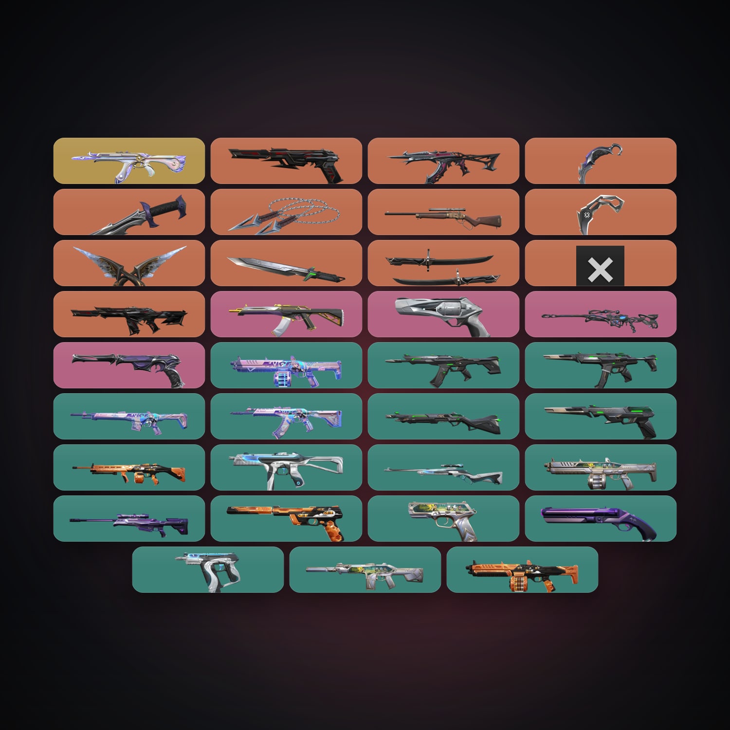 NA Bronze 3 locker — 8 knives, 37 skins, lvl 63 — HabibiAccounts