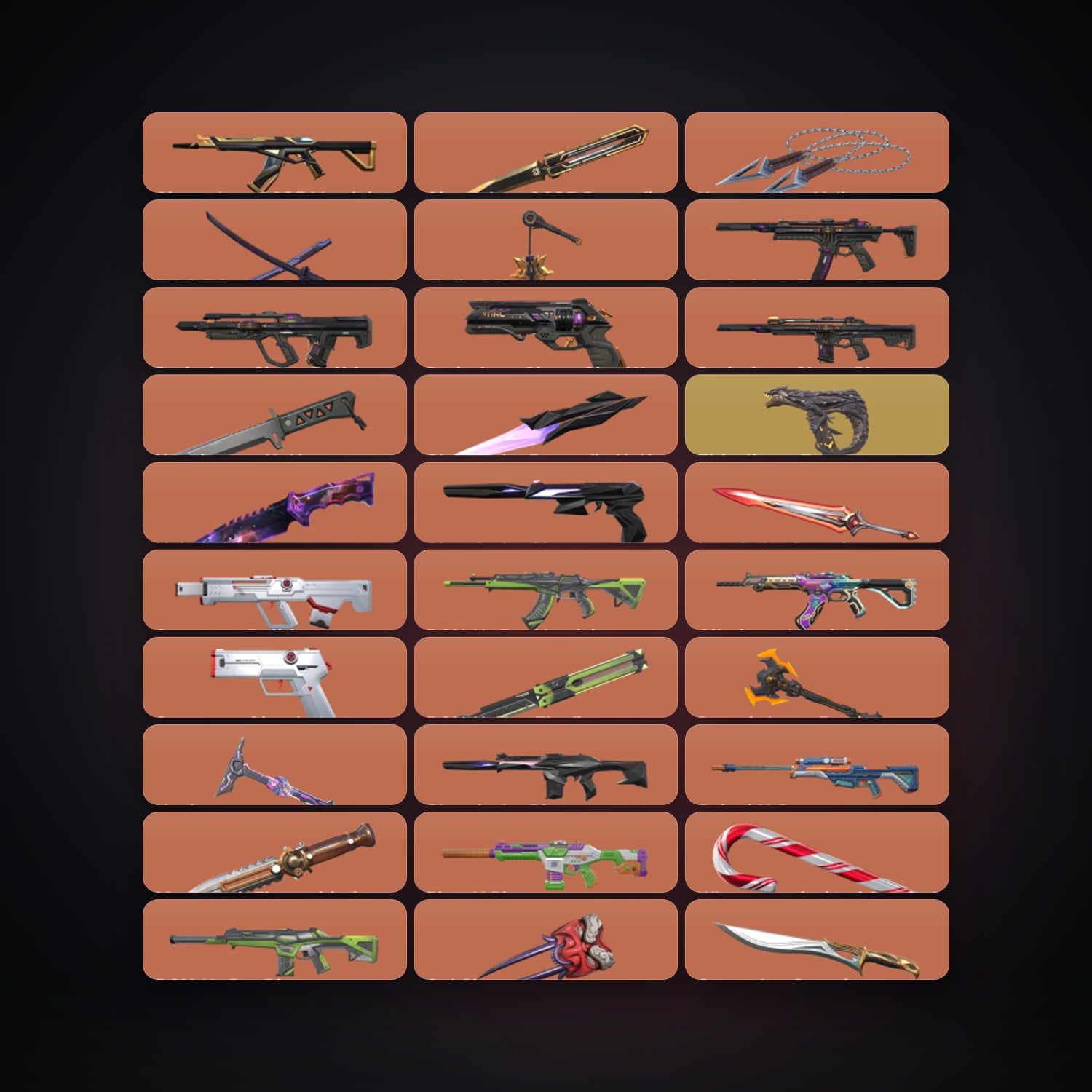 NA Silver 1 locker — 15 knives, 94 skins, lvl 29 — HabibiAccounts