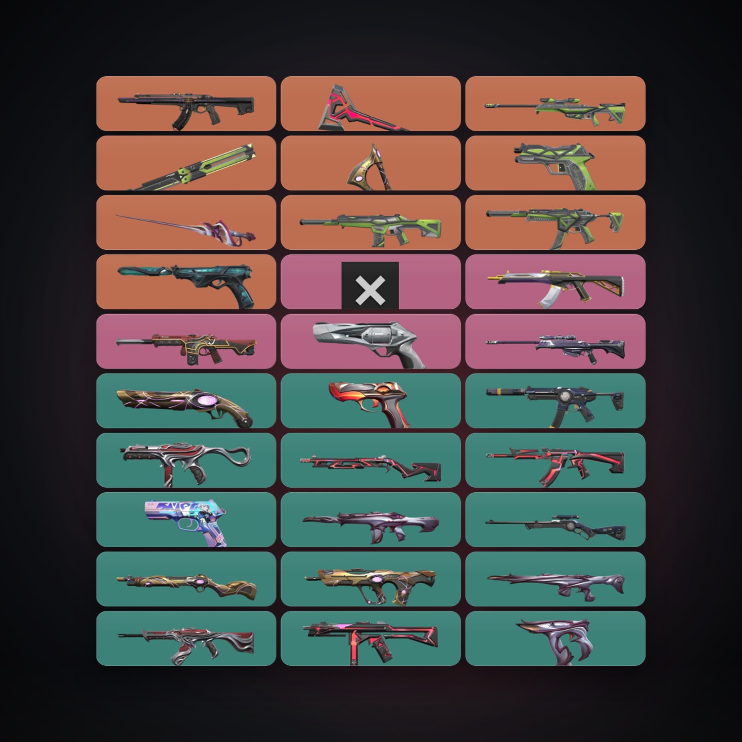 EU Plat 3 locker — 4 knives, 72 skins, lvl 160 — HabibiAccounts