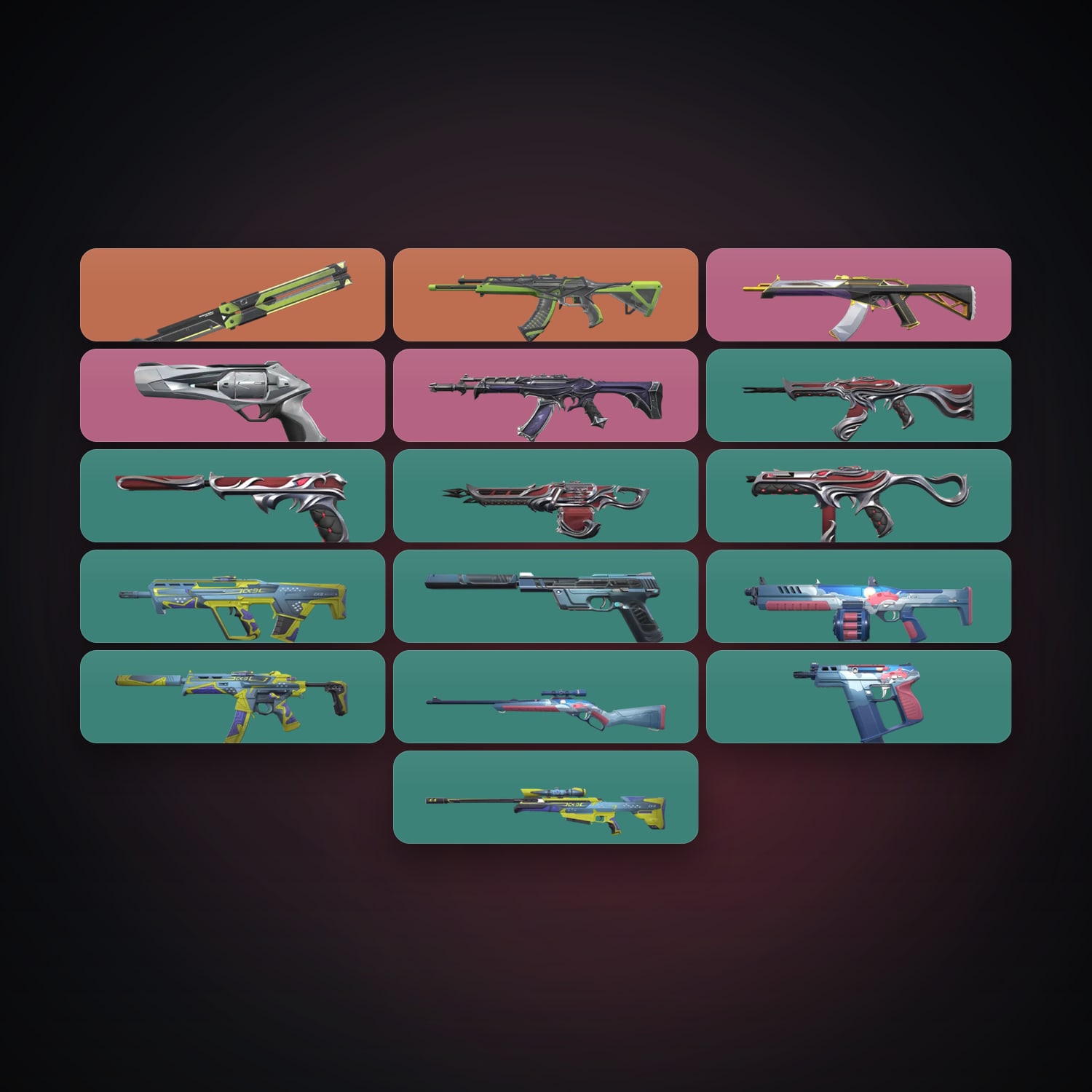 NA Gold 3 locker — 1 knives, 17 skins, lvl 120 — HabibiAccounts
